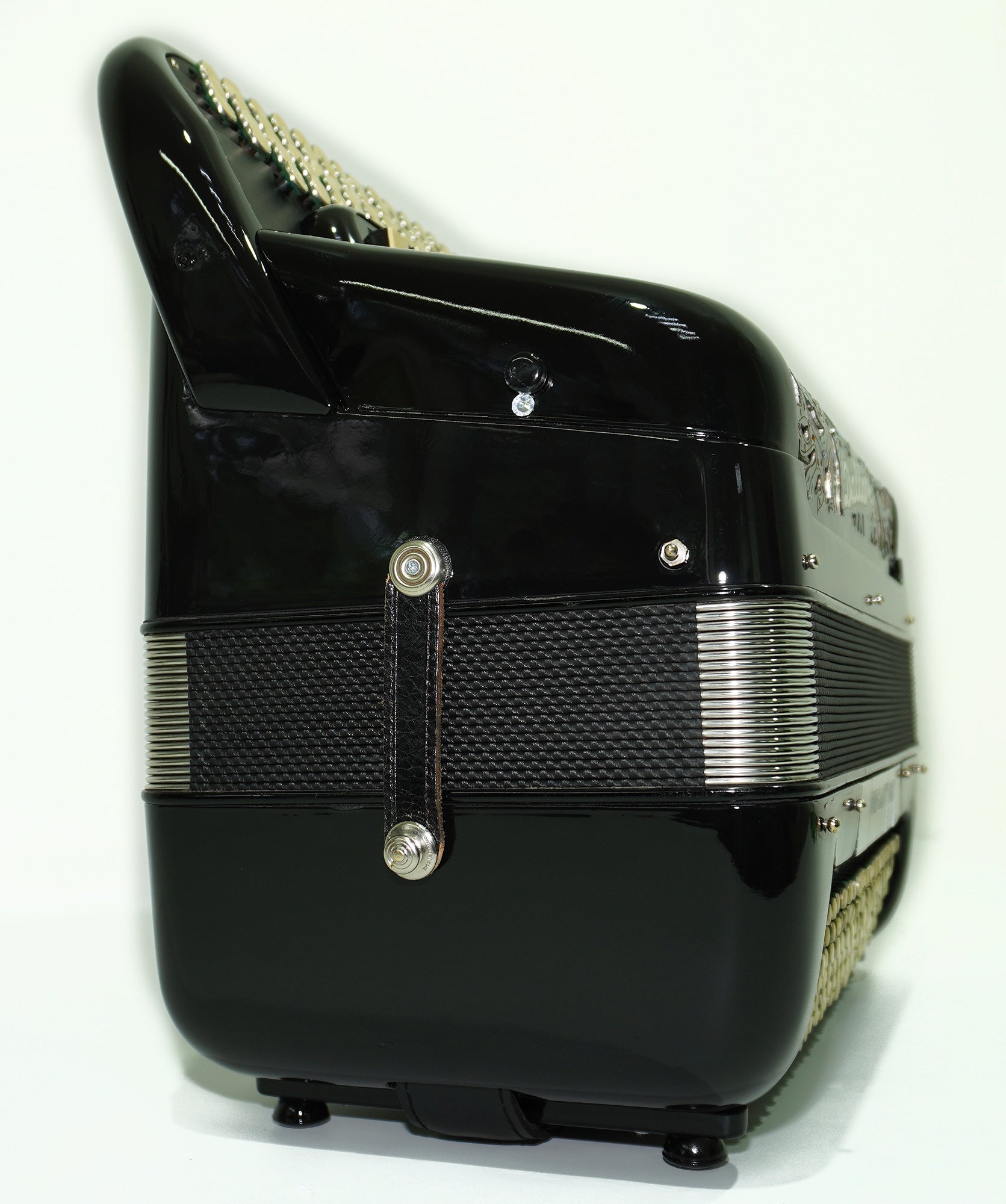 Dallape Organtone B Griff 5 Row Button Accordion, made in Italy, New Straps and Soft Case, 2379, Original Italian Acordian Bayan Instrument, Amazing Rich sound!