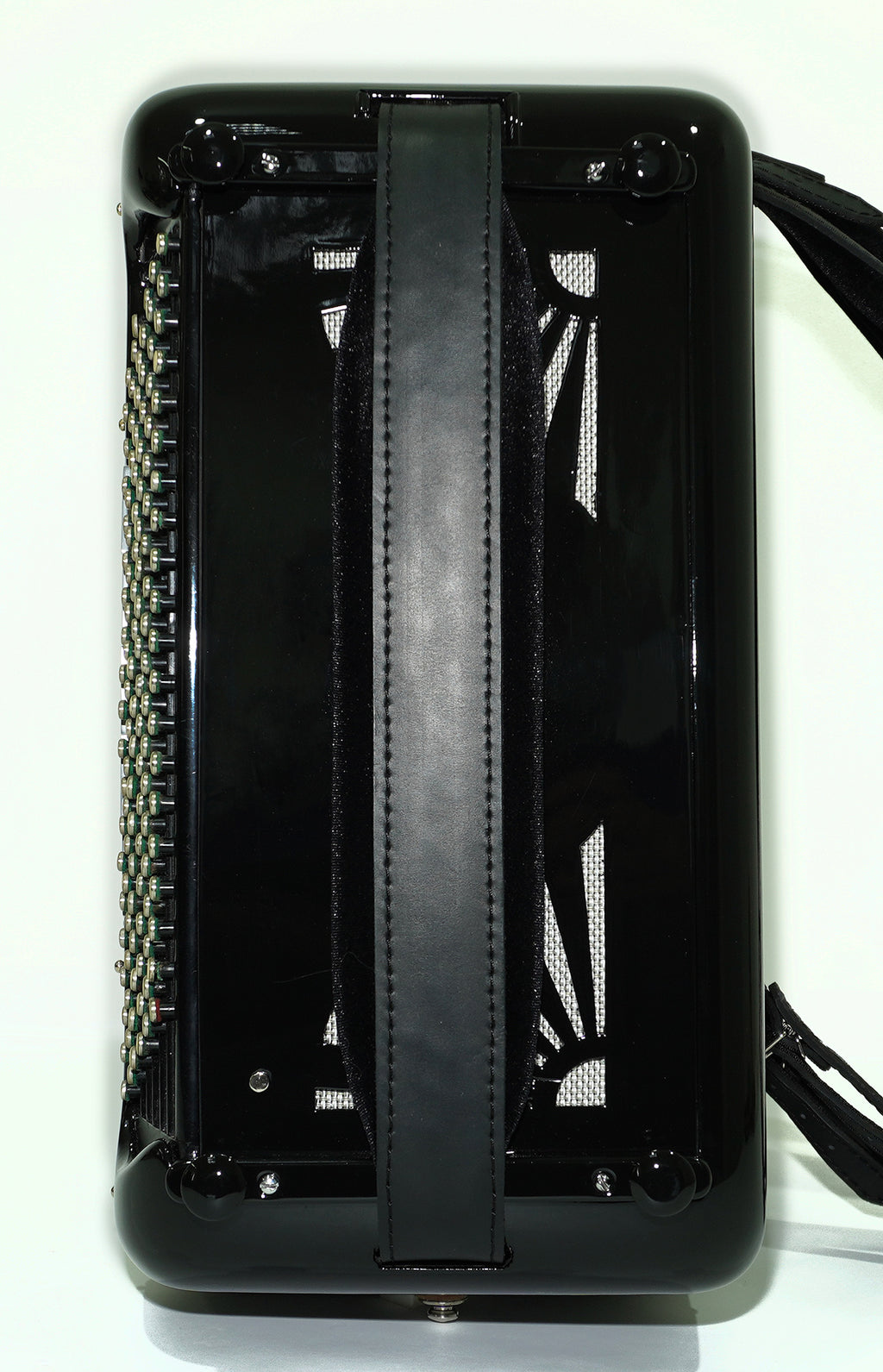 Dallape Organtone B Griff 5 Row Button Accordion, made in Italy, New Straps and Soft Case, 2379, Original Italian Acordian Bayan Instrument, Amazing Rich sound!