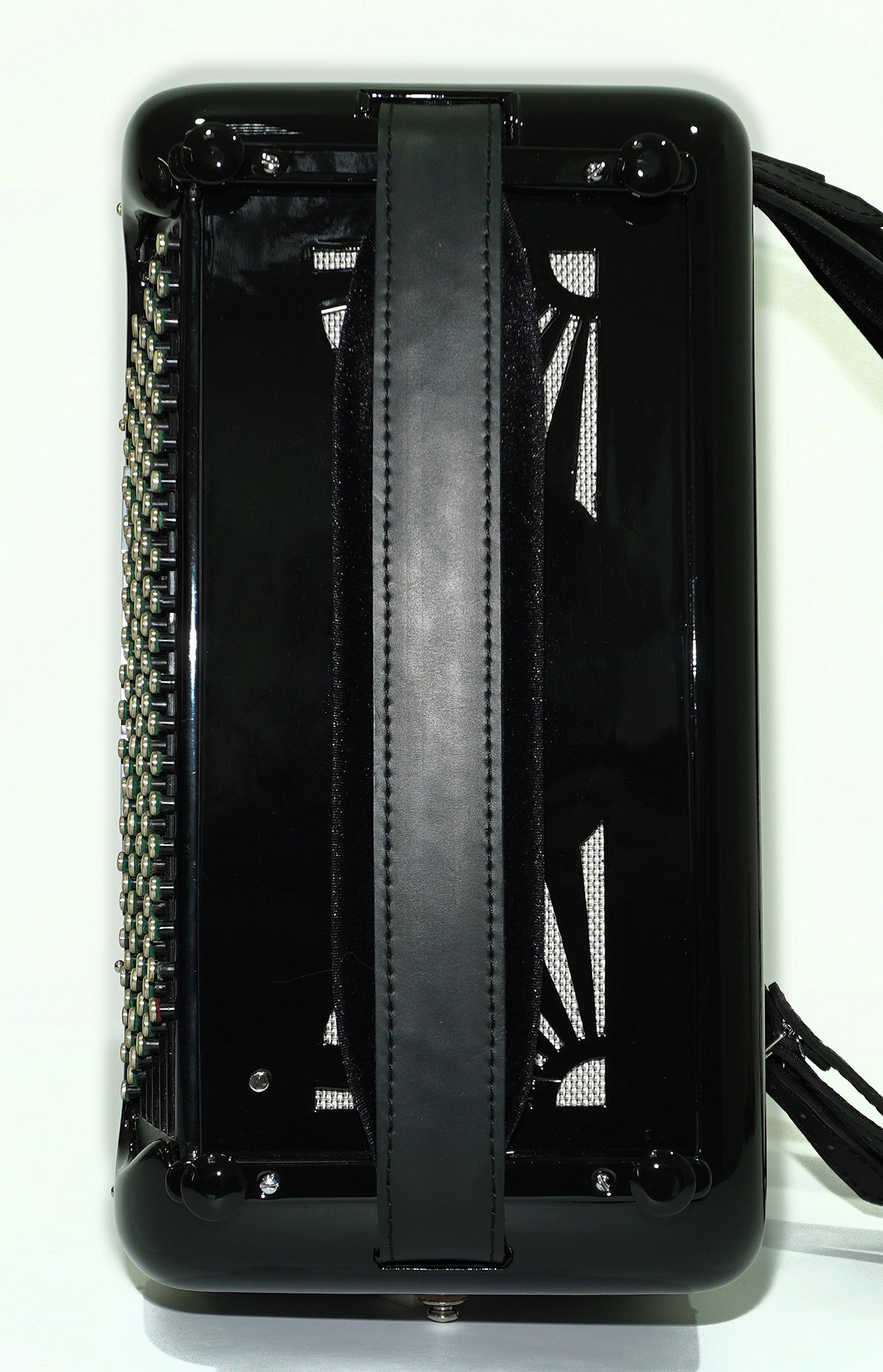Dallape Organtone B Griff 5 Row Button Accordion, made in Italy, New Straps and Soft Case, 2379, Original Italian Acordian Bayan Instrument, Amazing Rich sound!