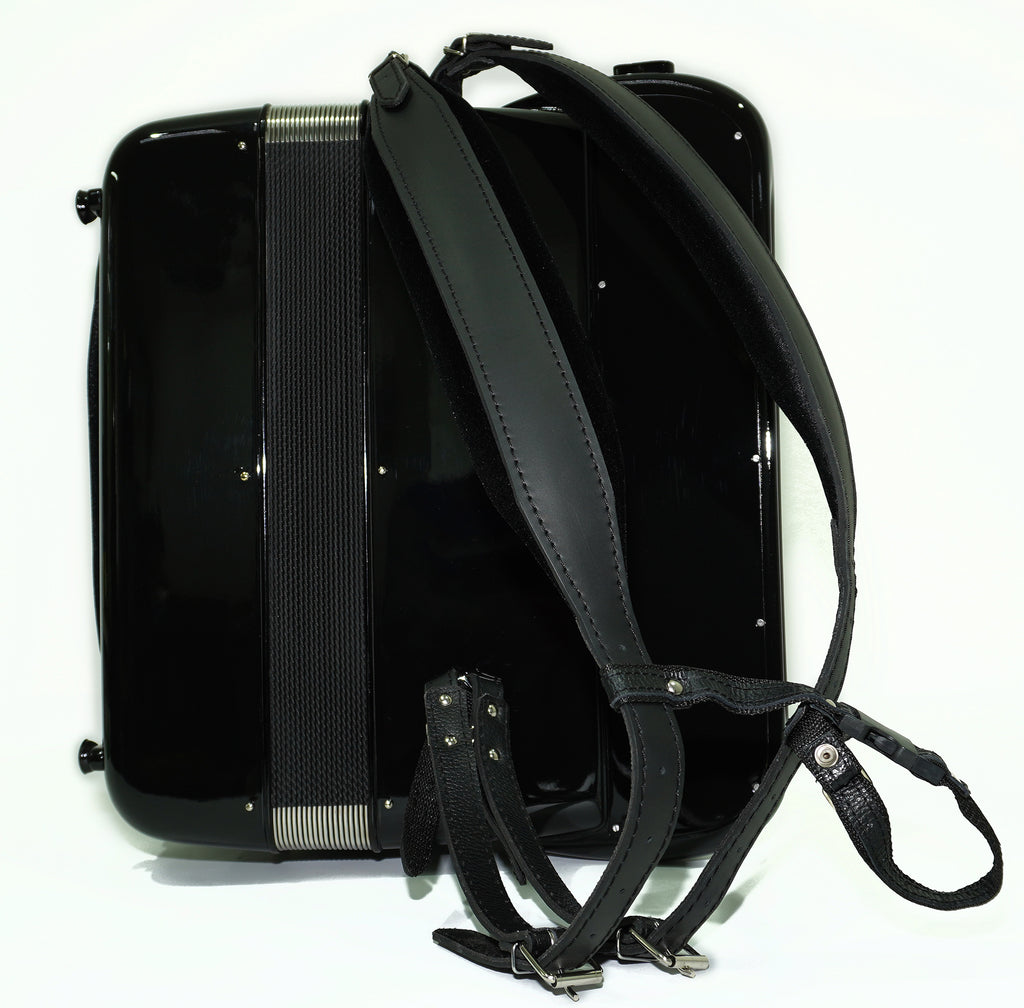 Dallape Organtone B Griff 5 Row Button Accordion, made in Italy, New Straps and Soft Case, 2379, Original Italian Acordian Bayan Instrument, Amazing Rich sound!