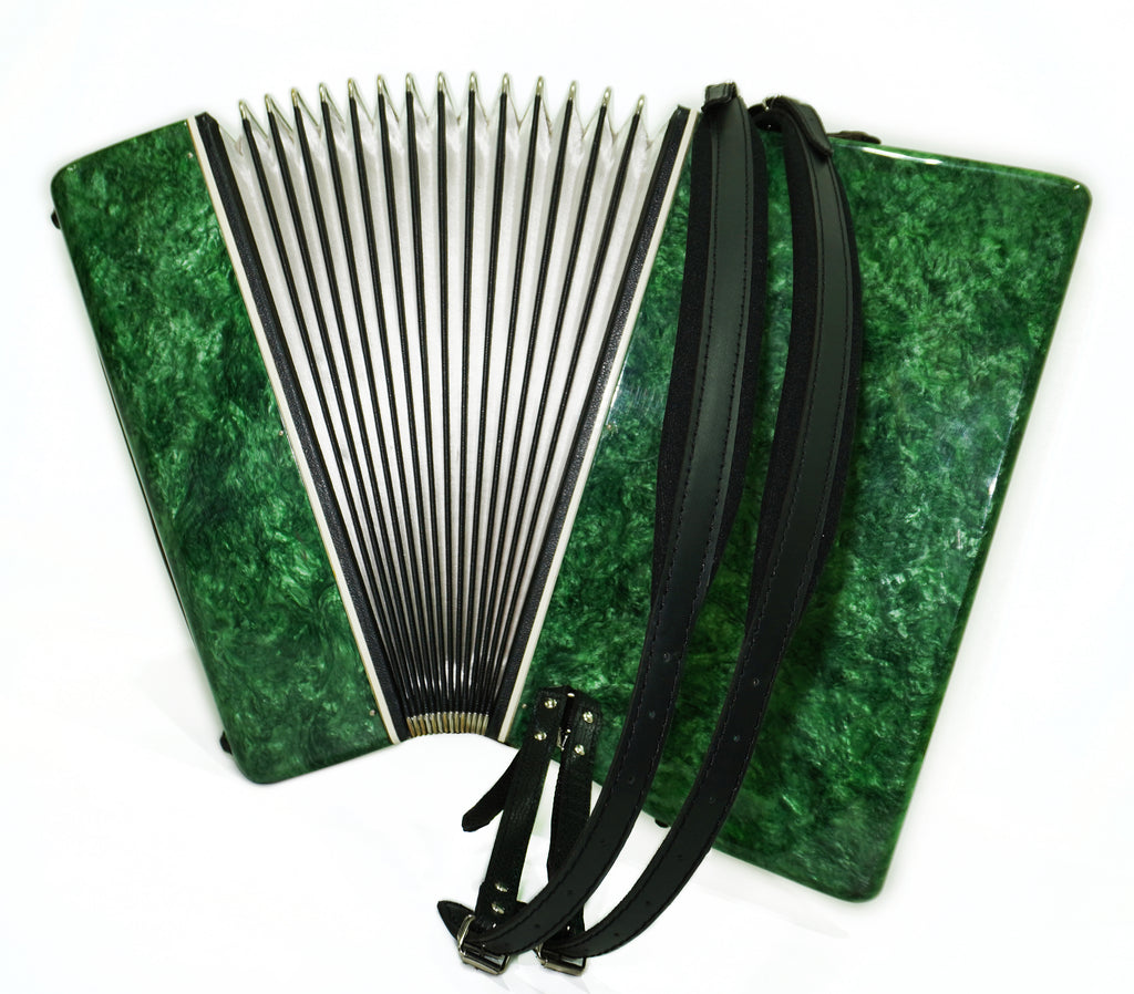 Ukraine Piano Accordion 96 Bass Aelita, Vintage Keyboard Accordian in Tune, New Straps, 2698
