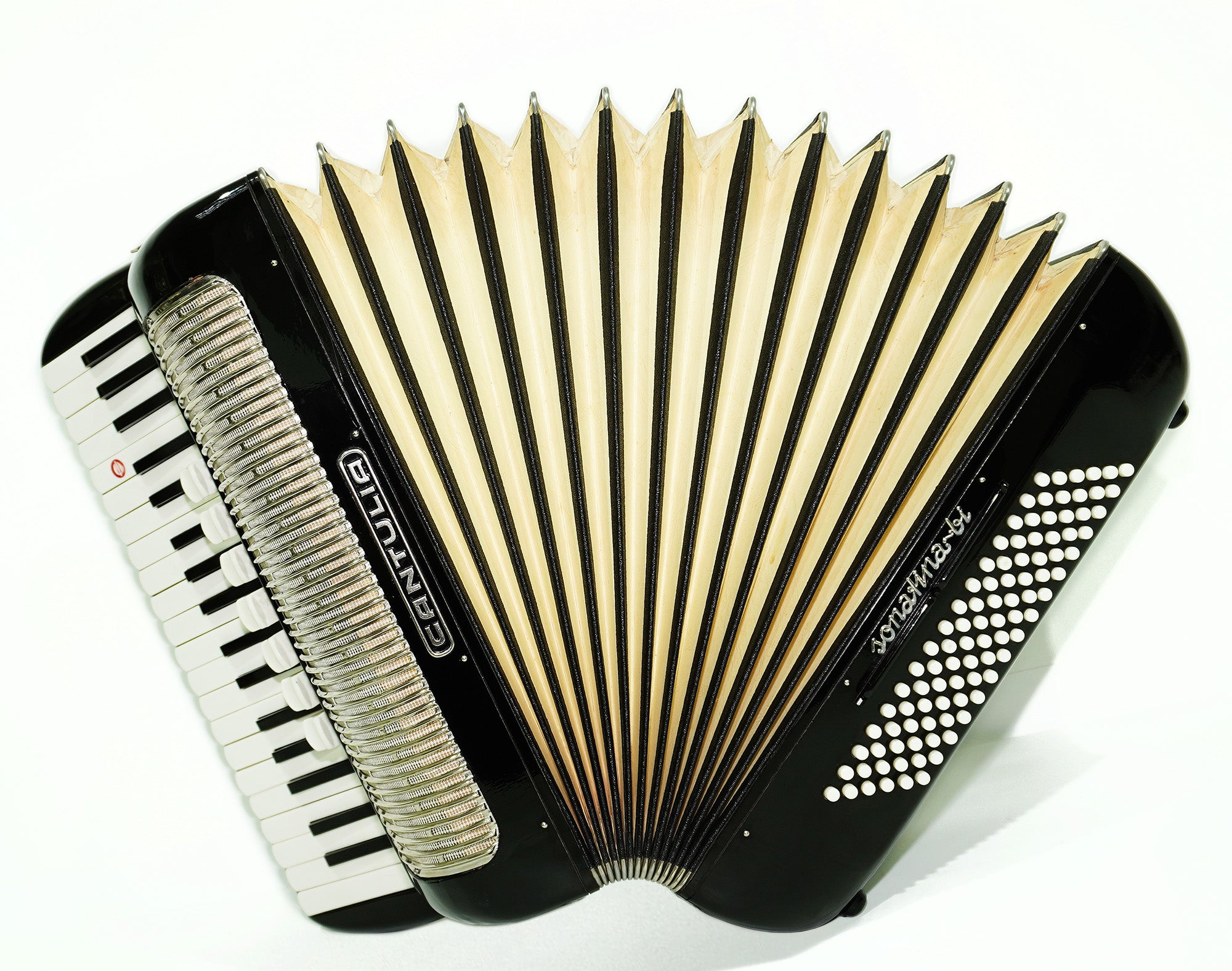 Vintage Accordion Cantulia Sonatina bi 96 Bass, Rare Old German Piano Accordian, New Straps, 2392, Keyboard Accordion Instrument, Rich and Bright Sound