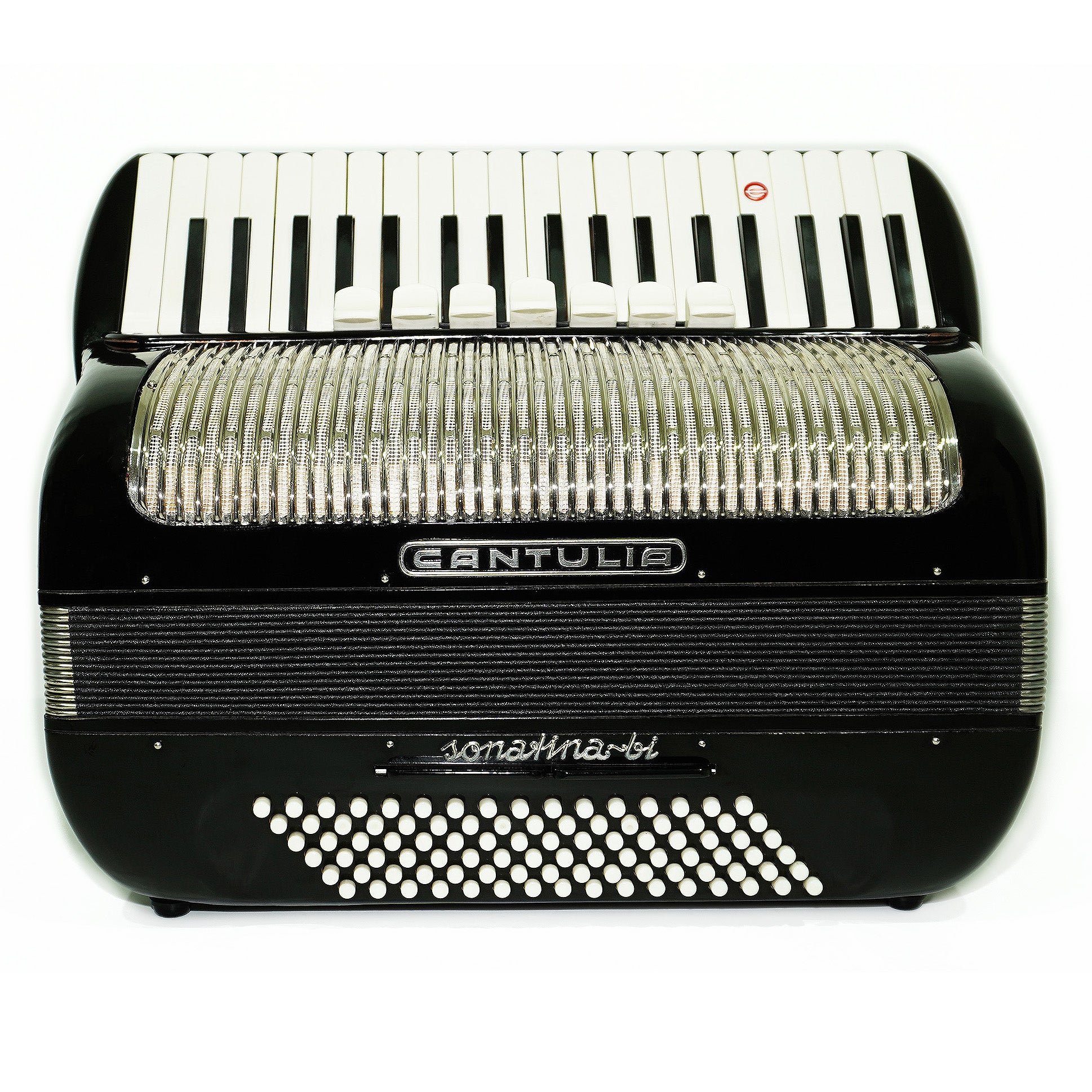 Vintage Accordion Cantulia Sonatina bi 96 Bass, Rare Old German Piano Accordian, New Straps, 2392, Keyboard Accordion Instrument, Rich and Bright Sound