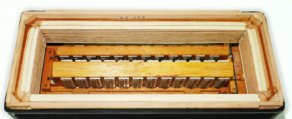 Vintage Accordion Cantulia Sonatina bi 96 Bass, Rare Old German Piano Accordian, New Straps, 2392, Keyboard Accordion Instrument, Rich and Bright Sound