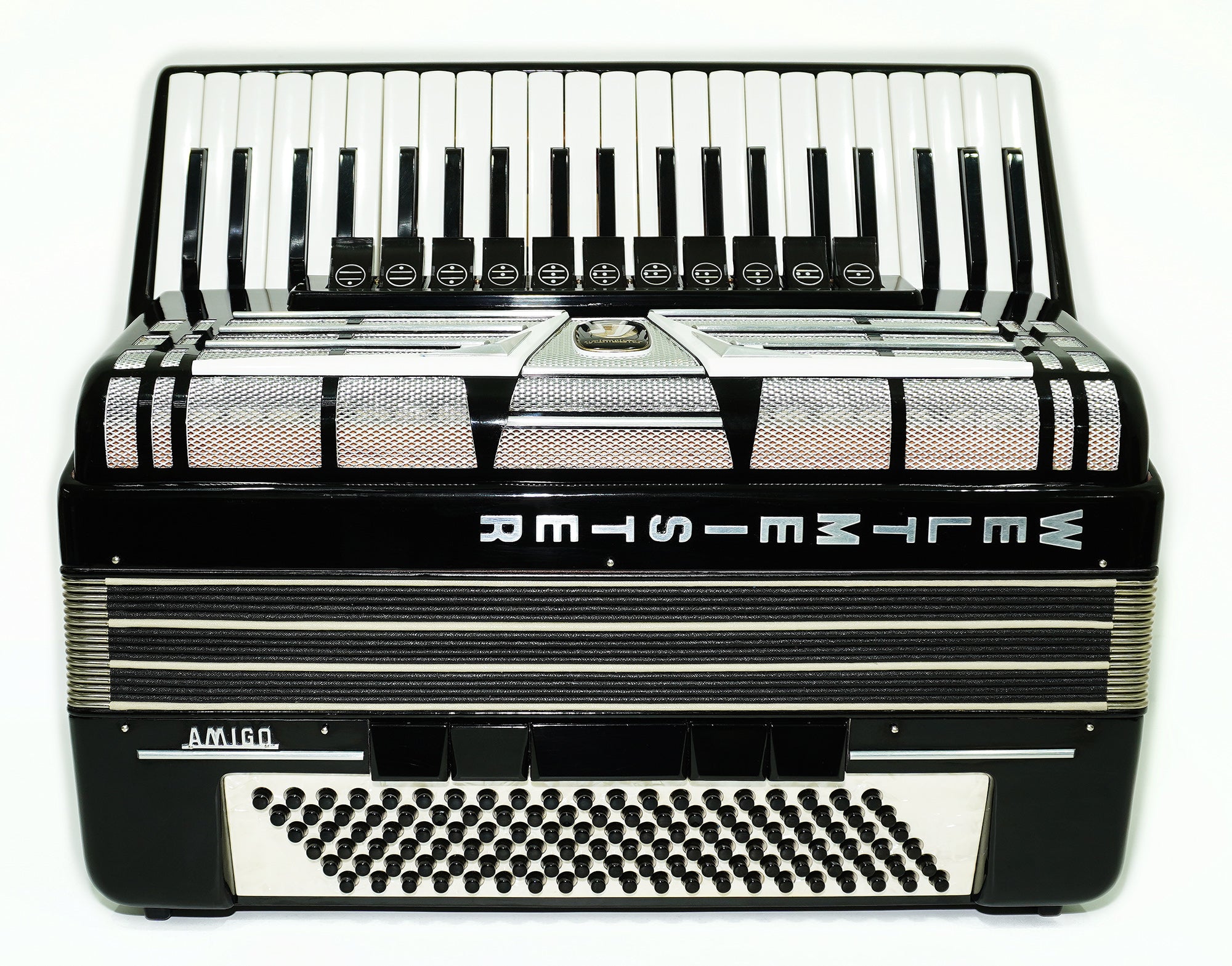 Almost Unused Weltmeister Amigo made in Germany 120 Bass Buttons Concert Piano Accordion New Straps Case 2394, Amazing Powerful sound