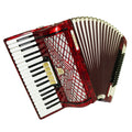 Firotti Elegance Pianoakkordeon, hergestellt in Deutschland, 96 Bassknöpfe, neue Riemen, 2406, erstaunlicher Klang, Acordione Musicales