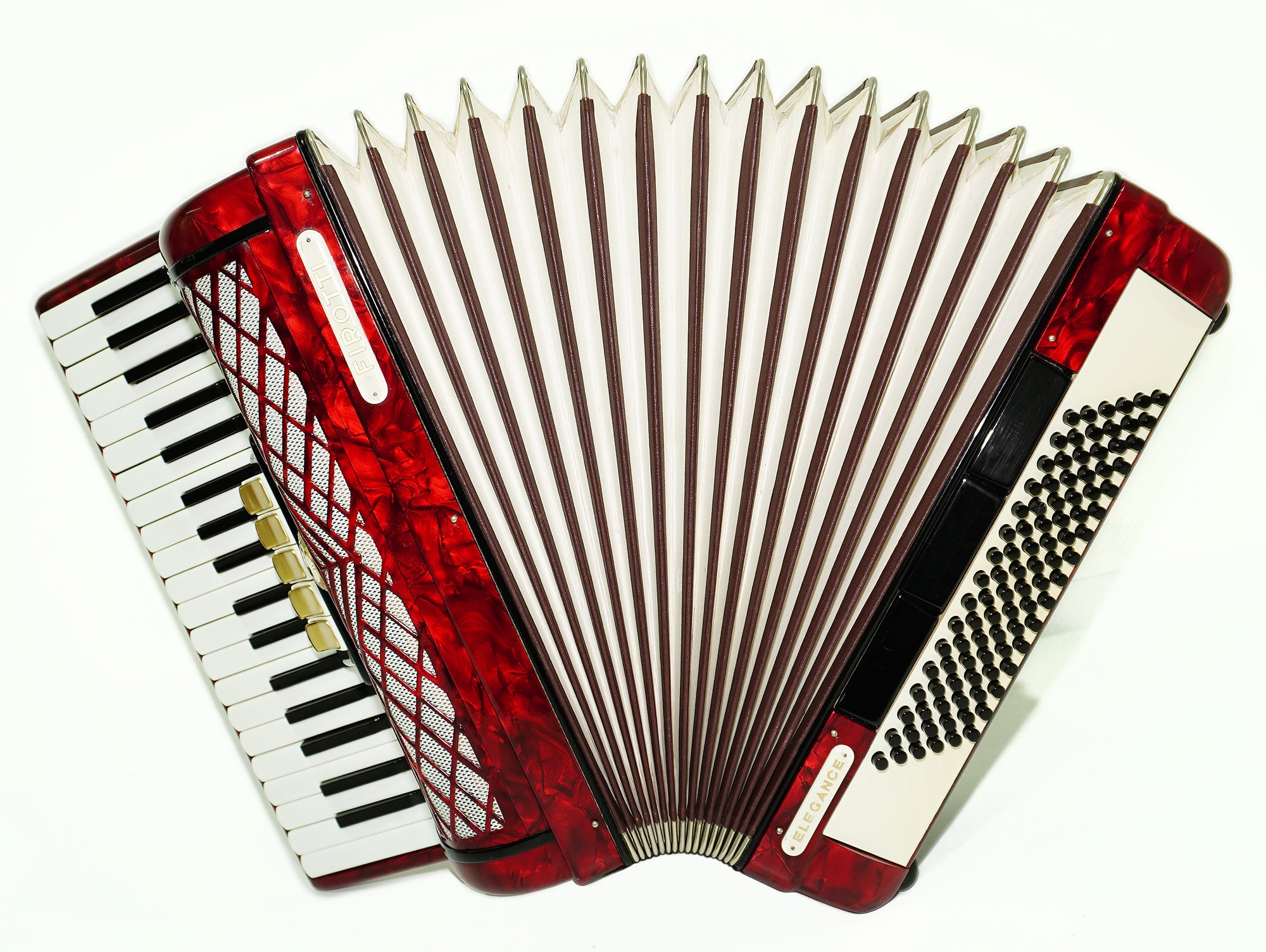 Firotti Elegance Piano Accordion, made in Germany, 96 Bass Buttons, New Straps, 2406, Amazing sound, Acordione Musicales