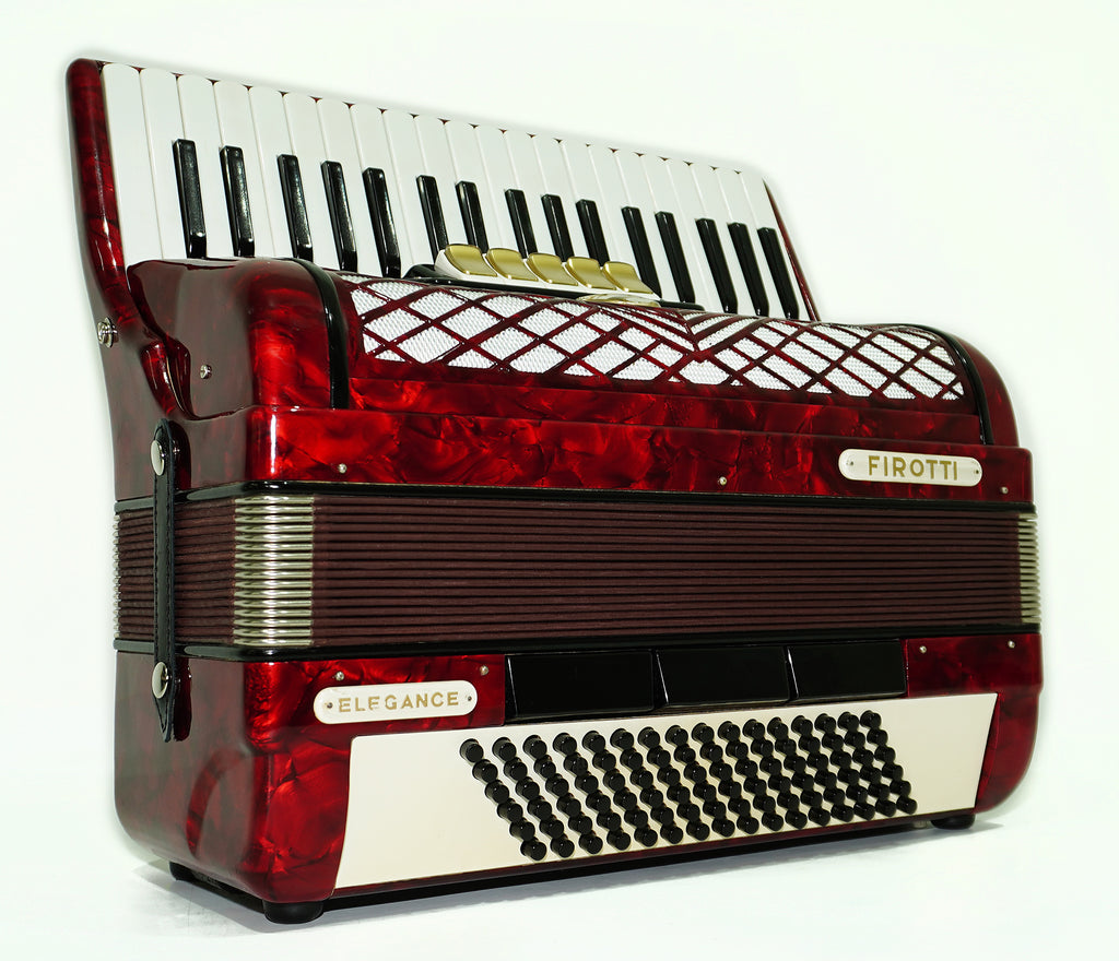 Firotti Elegance Piano Accordion, made in Germany, 96 Bass Buttons, New Straps, 2406, Amazing sound, Acordione Musicales