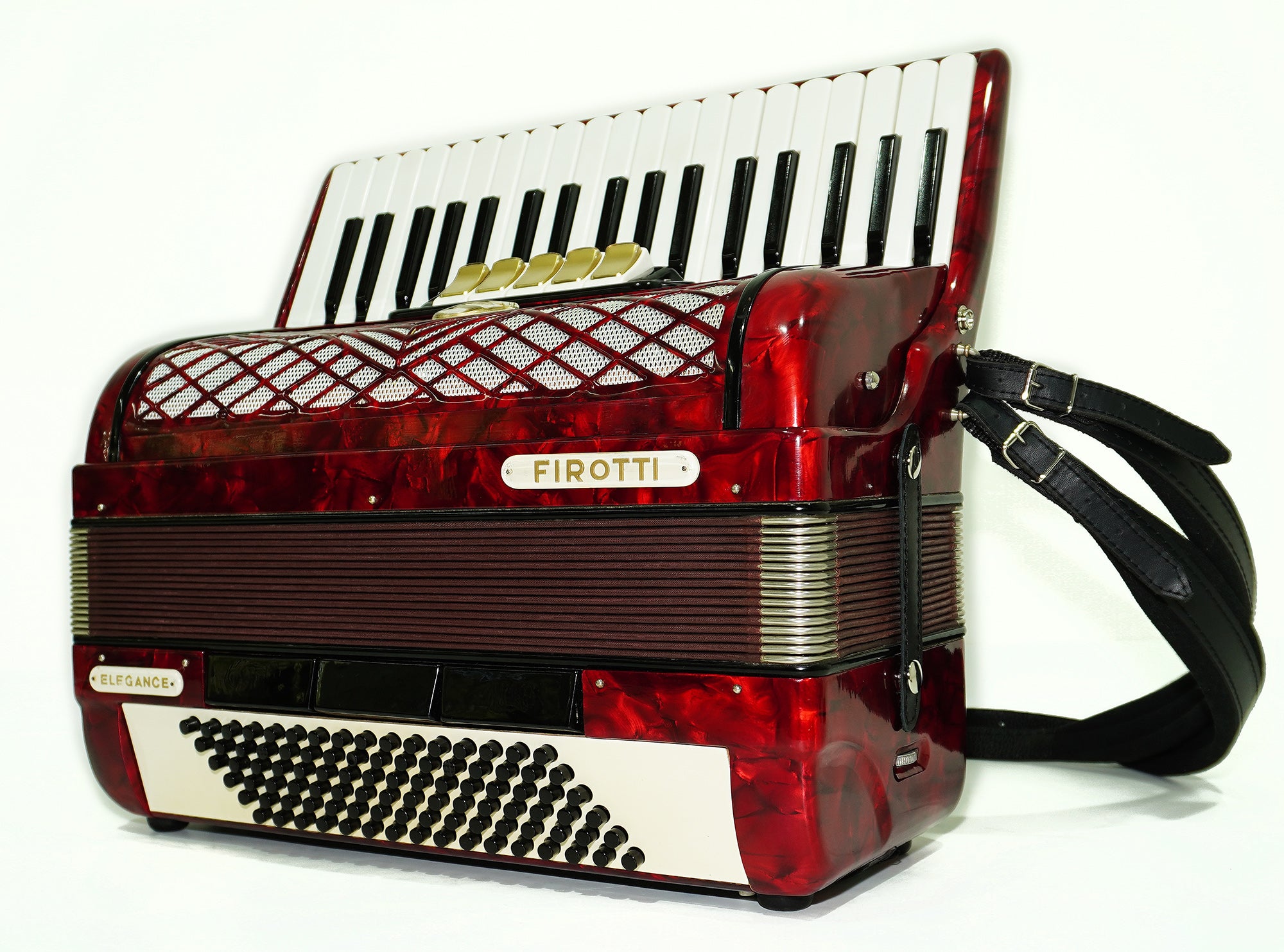 Firotti Elegance Piano Accordion, made in Germany, 96 Bass Buttons, New Straps, 2406, Amazing sound, Acordione Musicales