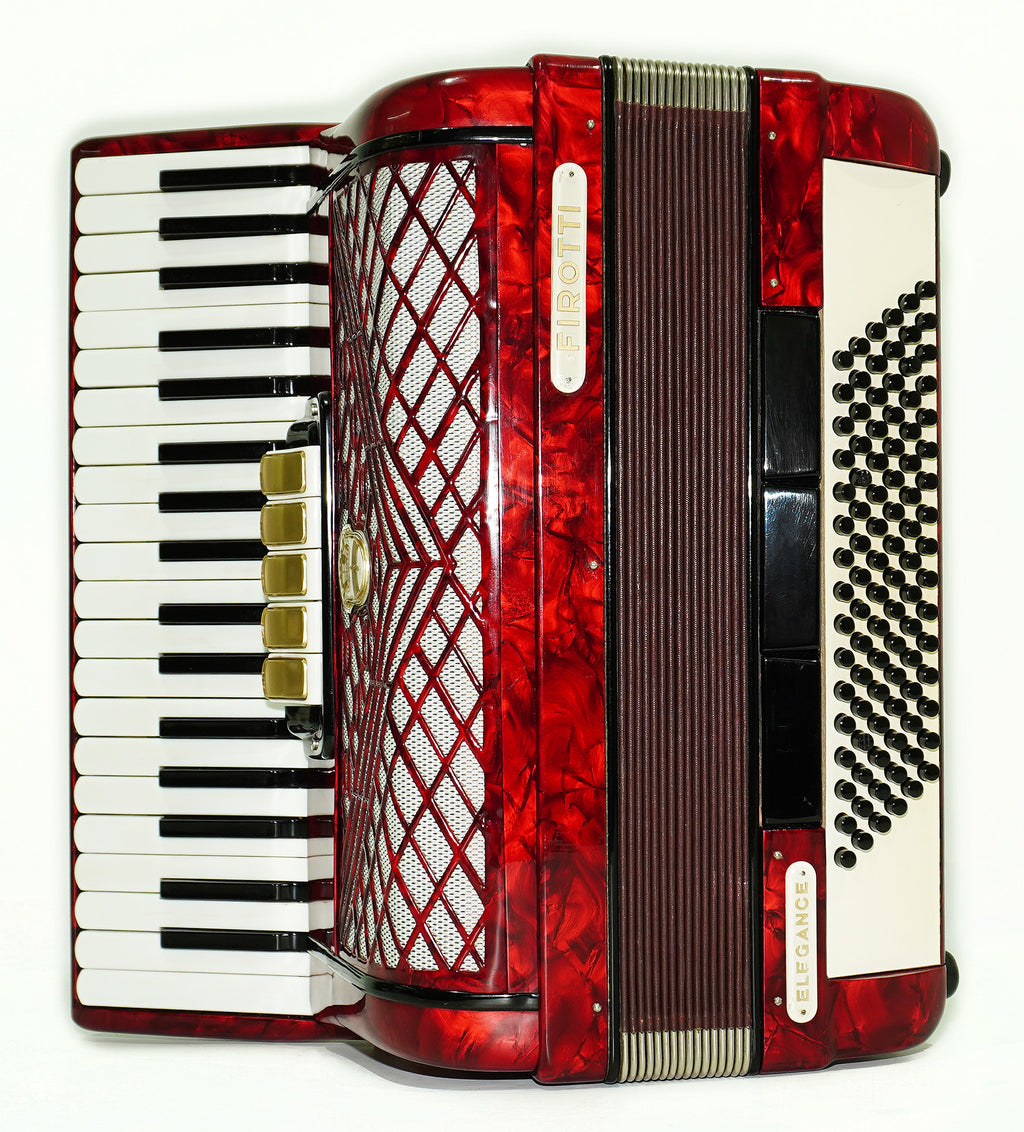 Firotti Elegance Piano Accordion, made in Germany, 96 Bass Buttons, New Straps, 2406, Amazing sound, Acordione Musicales