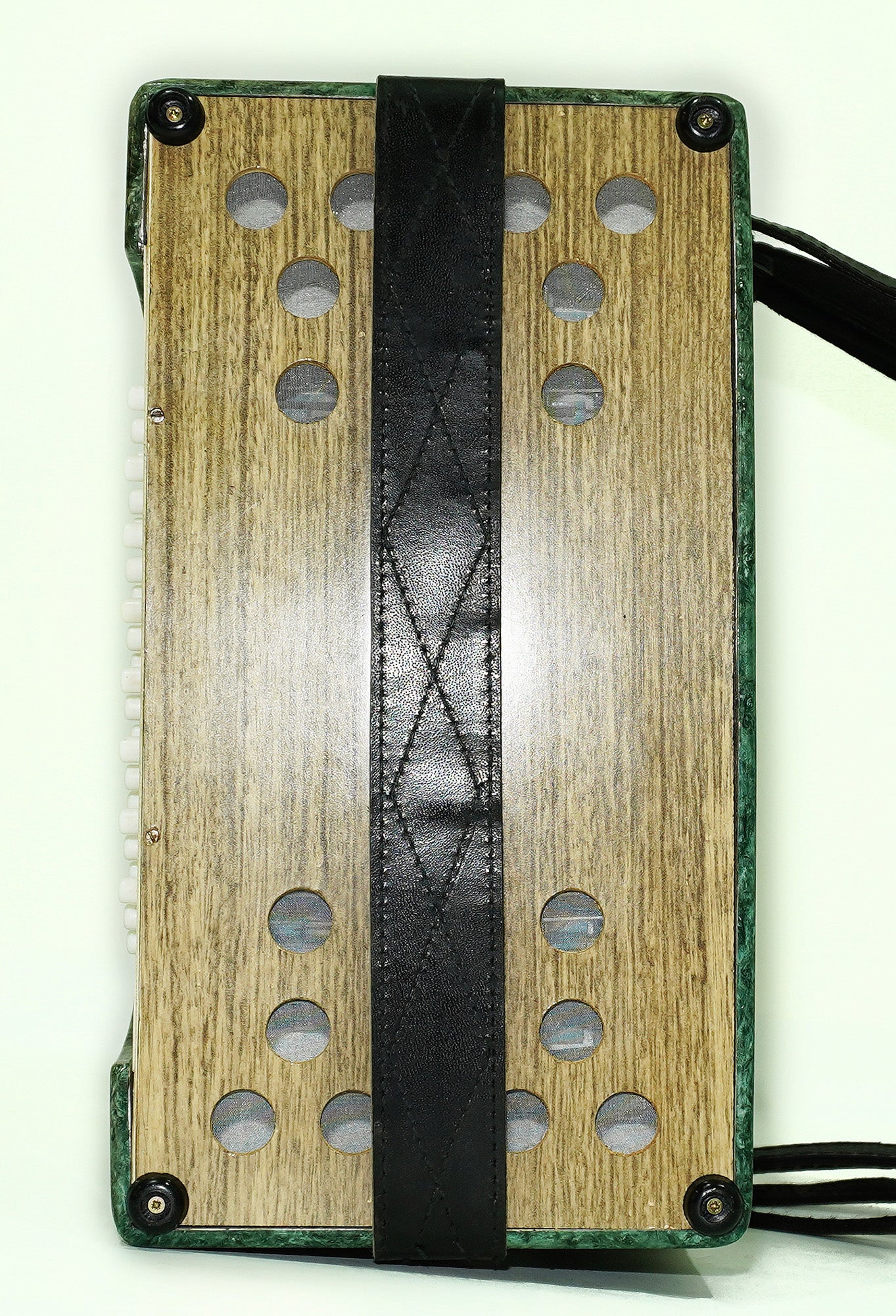 Vintage Bayan Accordion Garmoshka Folk Garmon Marichka Ukraine Button Accordion, Harmonica 23x25 Buttons, Old Squeezebox in Tune, New Straps, 2520