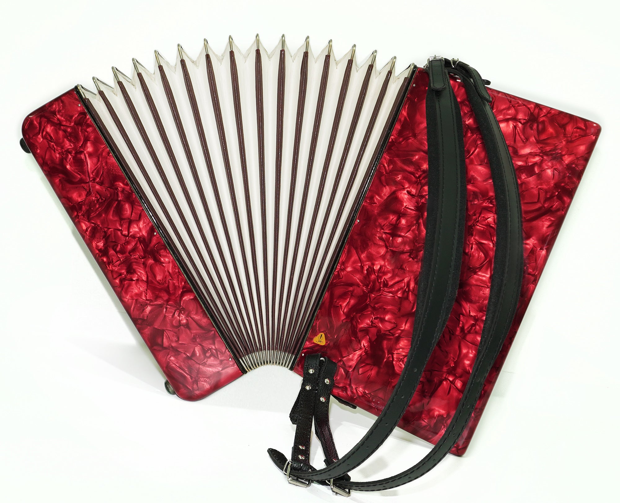 Weltmeister Stella Piano Accordion, made in Germany, 96 Bass Buttons, New Straps 2408, Quality Musical Instrument, Keyboard Accordian, Rich and Powerful sound!