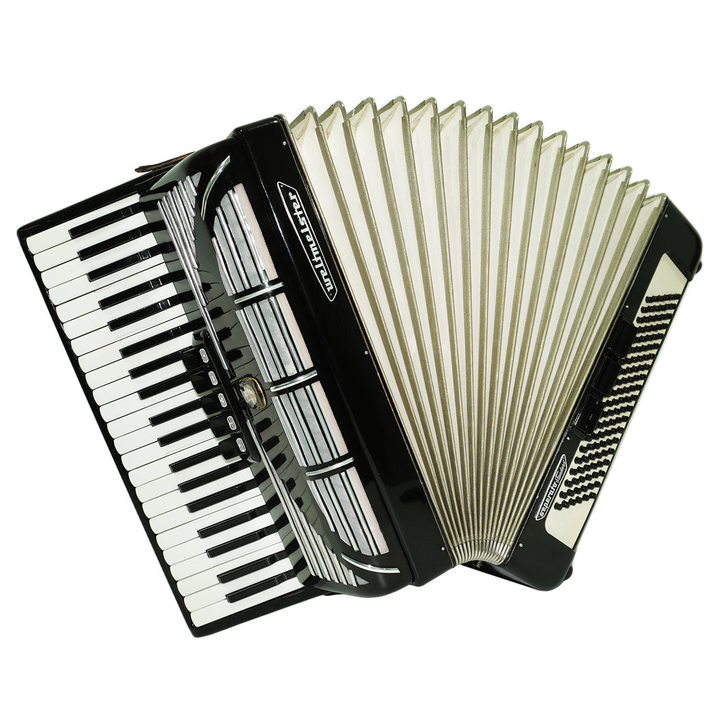 Weltmeister Seperato Standard Accordion 120 Bass, made in Germany, New Straps and Soft Bag for Gift, 2435, Piano Accordian for Adults, Rich and Powerful sound!