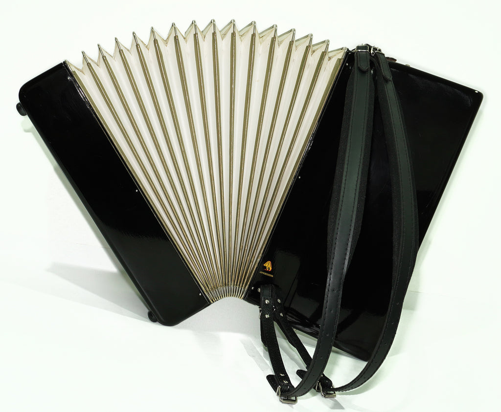 Weltmeister Seperato Standard Accordion 120 Bass, made in Germany, New Straps and Soft Bag for Gift, 2435, Piano Accordian for Adults, Rich and Powerful sound!