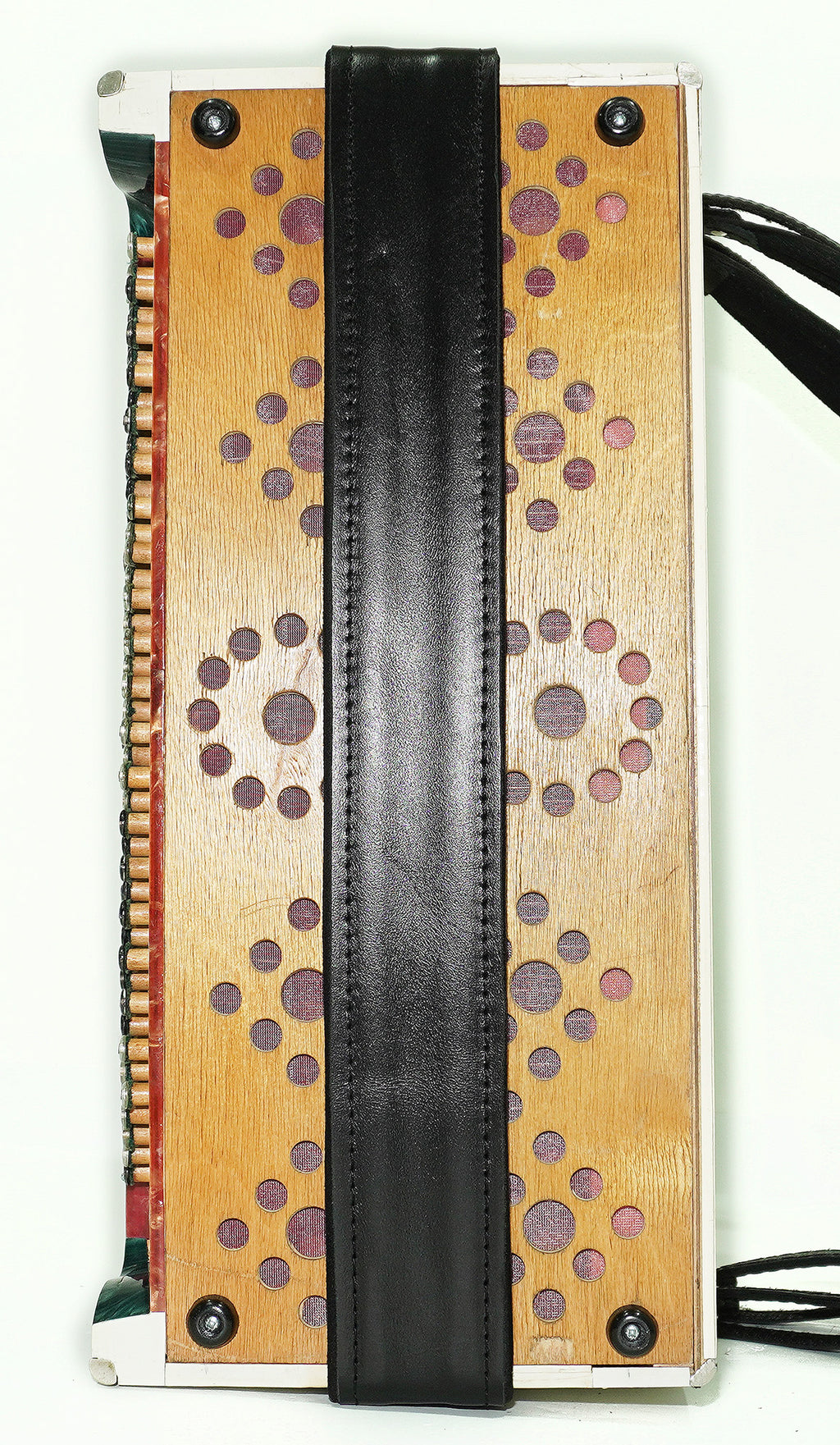 Vintage Bayan Handmade 100 Bass Button Accordion, Decorated Original Soviet Bayan, 2433, Powerful Deep sound, Rare Old Bayan Accordeon