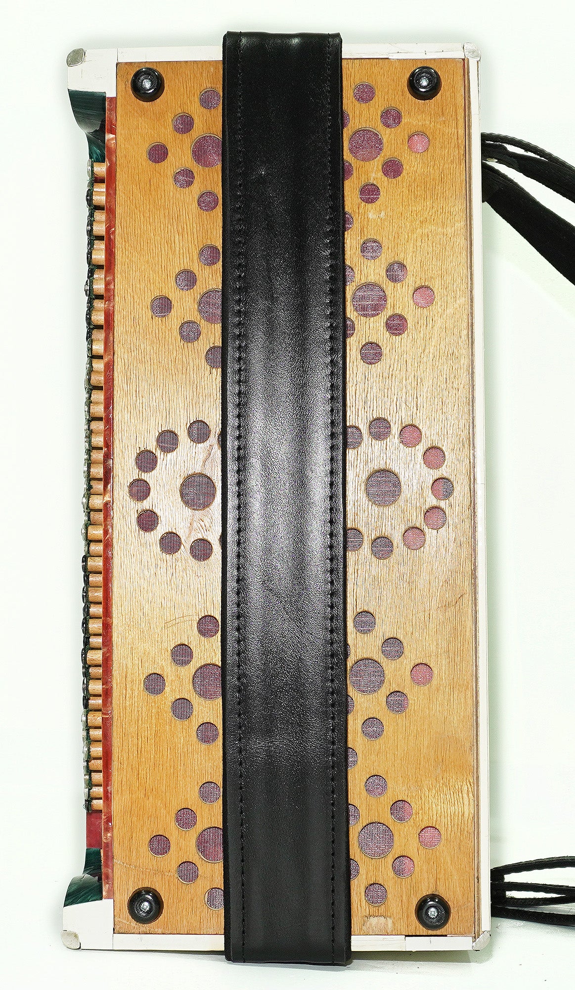 Vintage Bayan Handmade 100 Bass Button Accordion, Decorated Original Soviet Bayan, 2433, Powerful Deep sound, Rare Old Bayan Accordeon