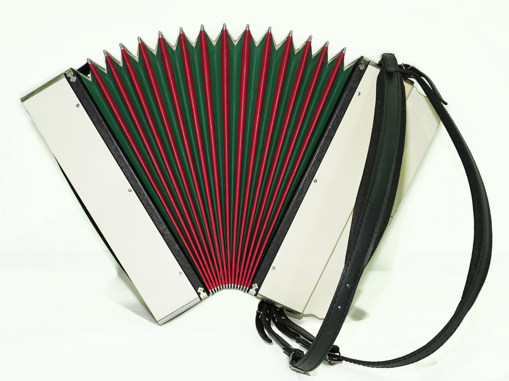 Vintage Bayan Handmade 100 Bass Button Accordion, Decorated Original Soviet Bayan, 2433, Powerful Deep sound, Rare Old Bayan Accordeon