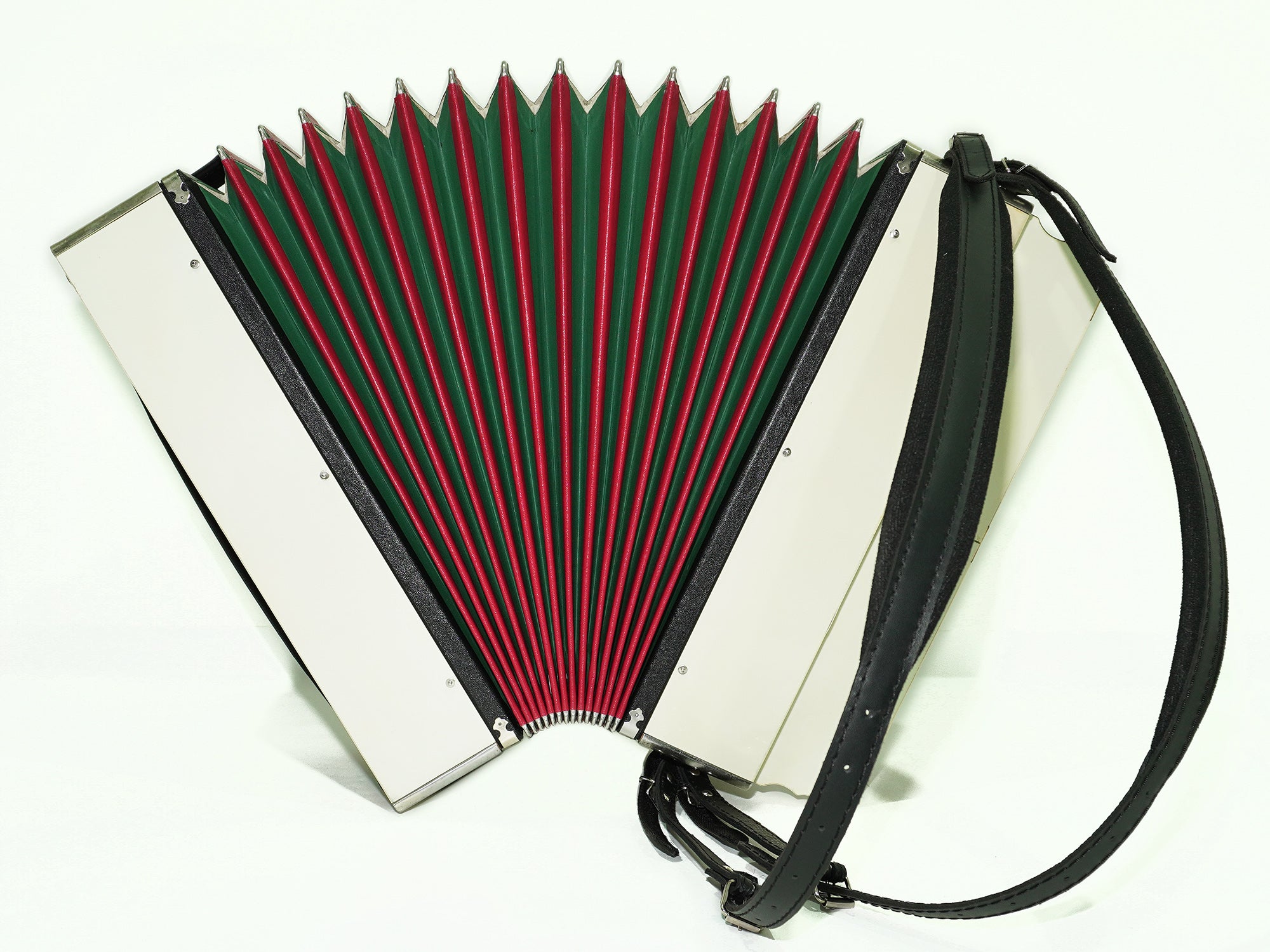 Vintage Bayan Handmade 100 Bass Button Accordion, Decorated Original Soviet Bayan, 2433, Powerful Deep sound, Rare Old Bayan Accordeon