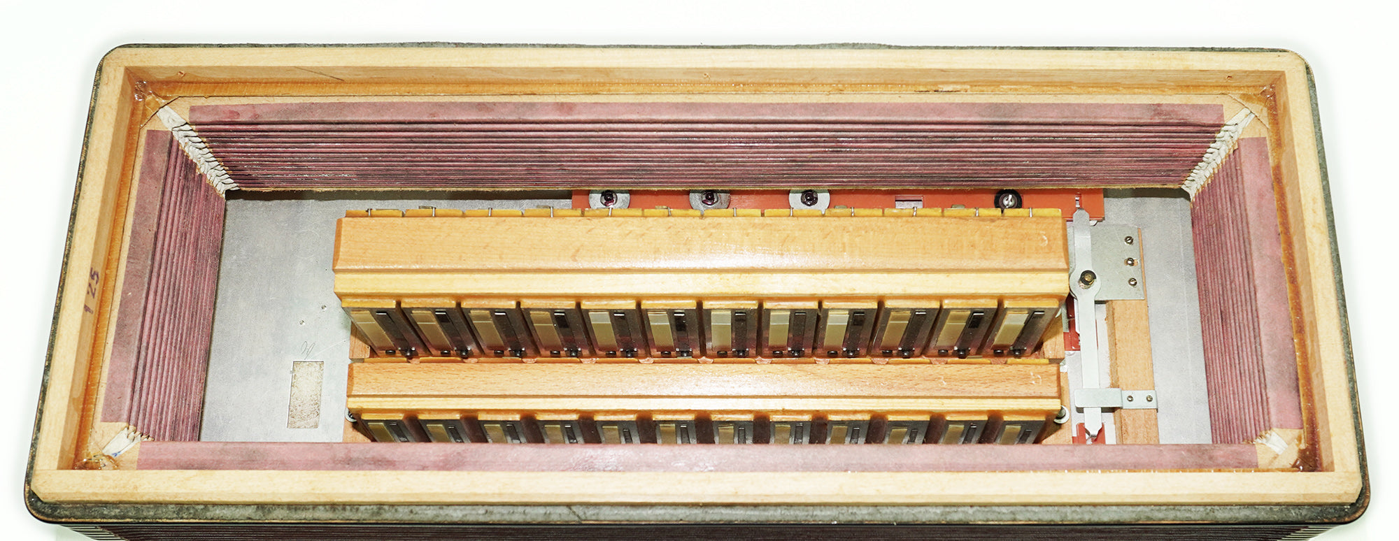 Weltmeister Stella Accordion 120 Bass made in Germany, New Straps Soft Case for Gift, Vintage Keyboard Piano Accordian Musical Instrument, 2446