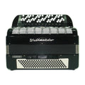 Weltmeister Grandina Vintage Button Accordion, made in Germany, Concert Bayan, Griff B Stradella, 2451, New Straps and Soft Case