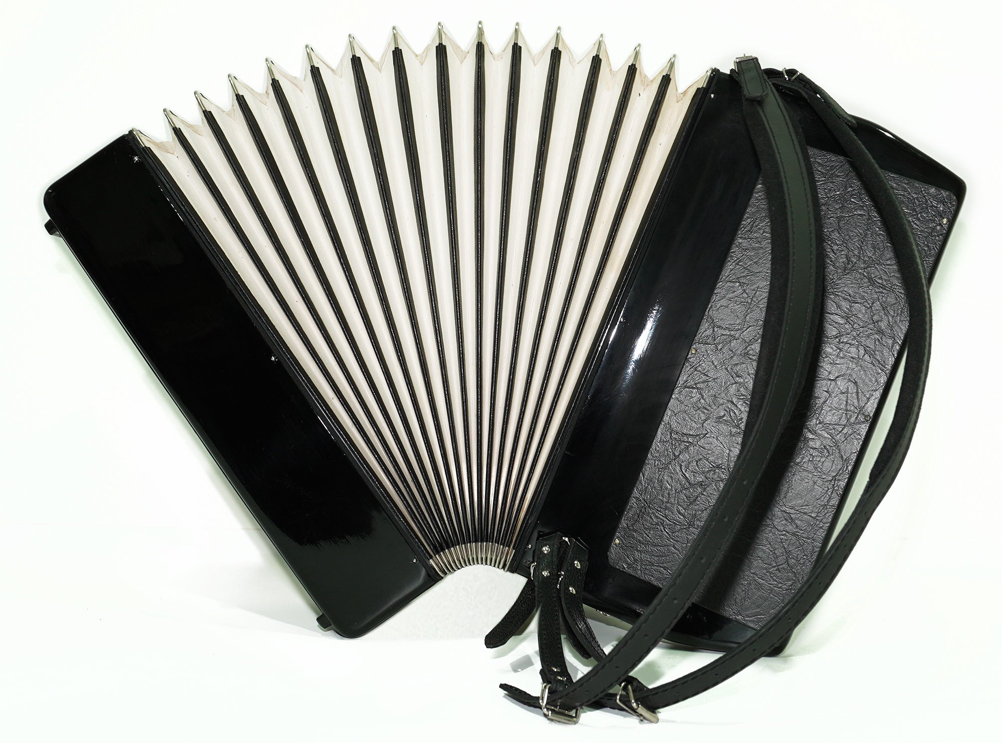 Weltmeister Grandina 5 Row Button Accordion B Griff, made in Germany, Concert Bayan 120 Bass, 2470, New Straps and Soft Case, Vintage Professional Bayan Accordian for Adults