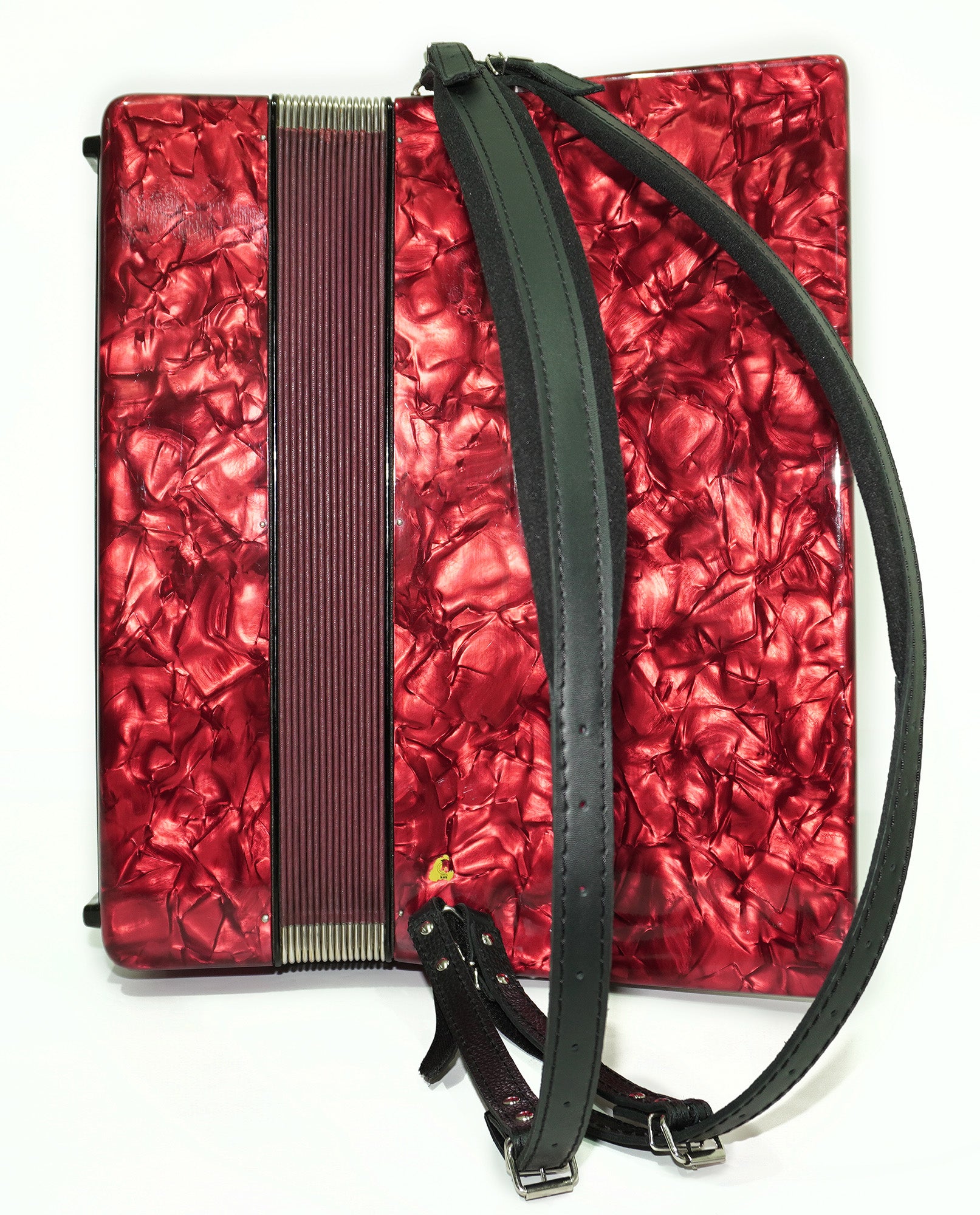 Weltmeister Stella Accordion 120 Bass made in Germany, New Straps Soft Case for Gift, Vintage Keyboard Piano Accordian Musical Instrument, 2471