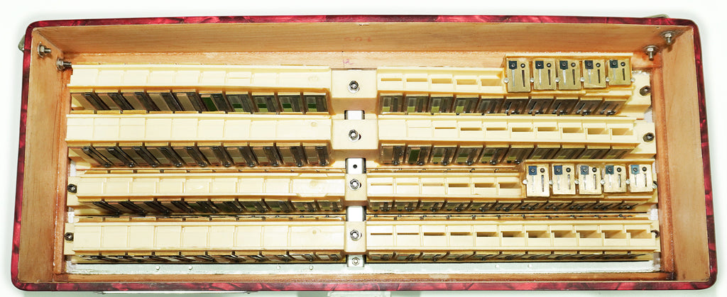 Weltmeister Stella Accordion 120 Bass made in Germany, New Straps Soft Case for Gift, Vintage Keyboard Piano Accordian Musical Instrument, 2471