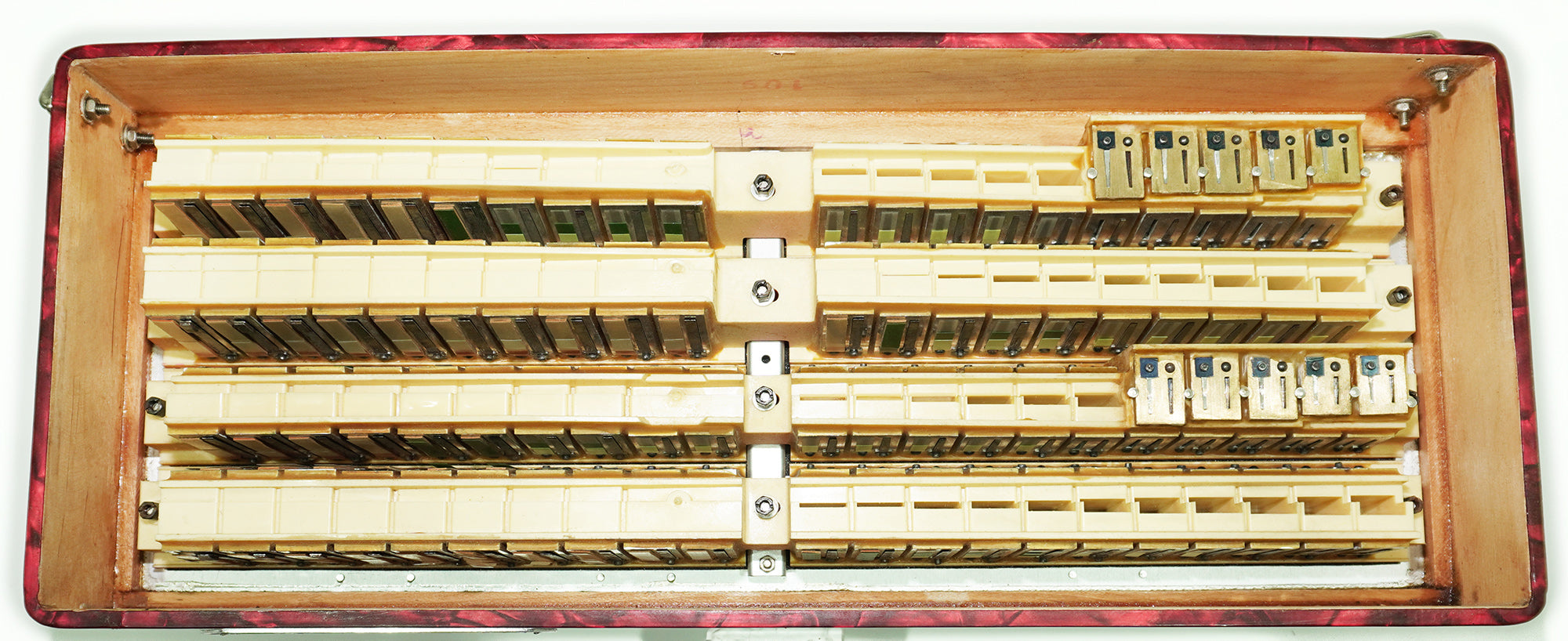 Weltmeister Stella Accordion 120 Bass made in Germany, New Straps Soft Case for Gift, Vintage Keyboard Piano Accordian Musical Instrument, 2471