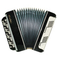 Bajan Tembr, Ukraine Knopfakkordeon, 100 Bassknöpfe, neue Riemen, Concertina Stradella B-System, sowjetische Mundharmonika gestimmt, 2658