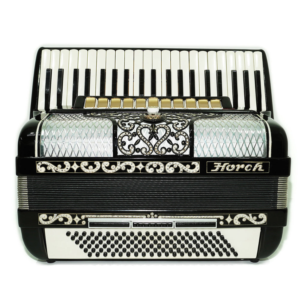Horch Superior Professional Accordion Full Size Original Concert Piano Accordion, made in Germany, New Straps Soft Bag, Keyboard Musical Instrument, 2479
