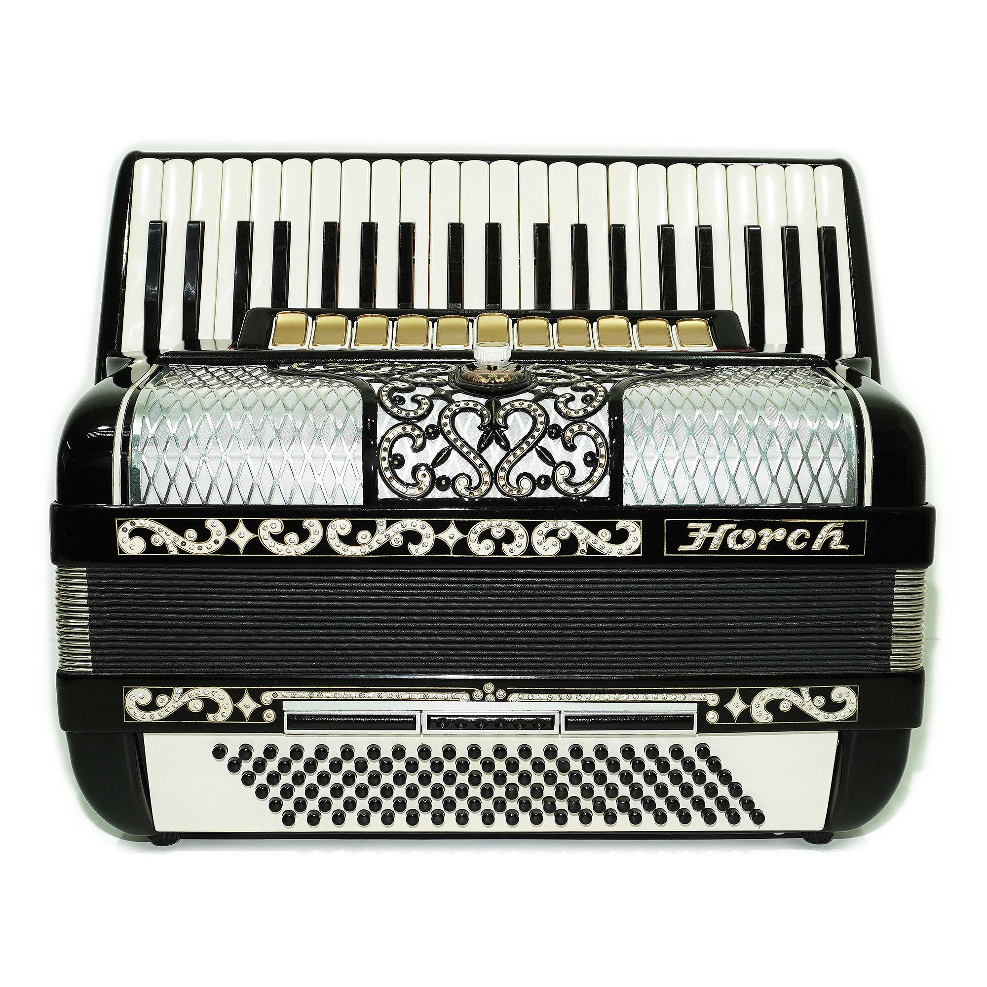 Horch Superior Professional Accordion Full Size Original Concert Piano Accordion, made in Germany, New Straps Soft Bag, Keyboard Musical Instrument, 2479