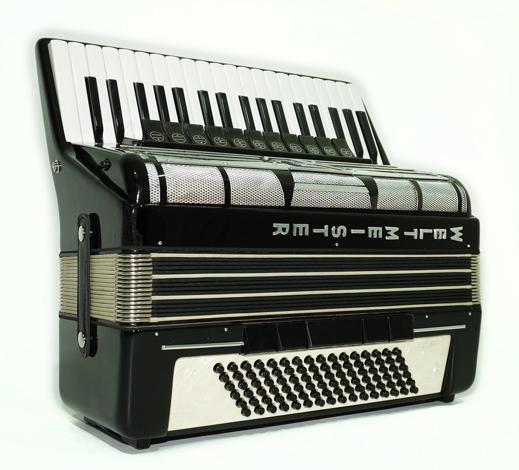 Weltmeister Amigo Accordion 96 Bass made in Germany, New Straps Soft Case for Gift, Vintage Keyboard Piano Accordian Musical Instrument, 2480