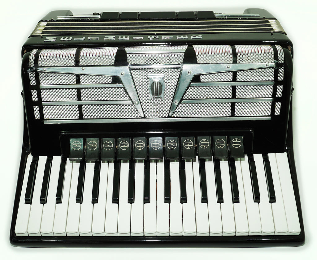 Weltmeister Amigo Accordion 96 Bass made in Germany, New Straps Soft Case for Gift, Vintage Keyboard Piano Accordian Musical Instrument, 2480