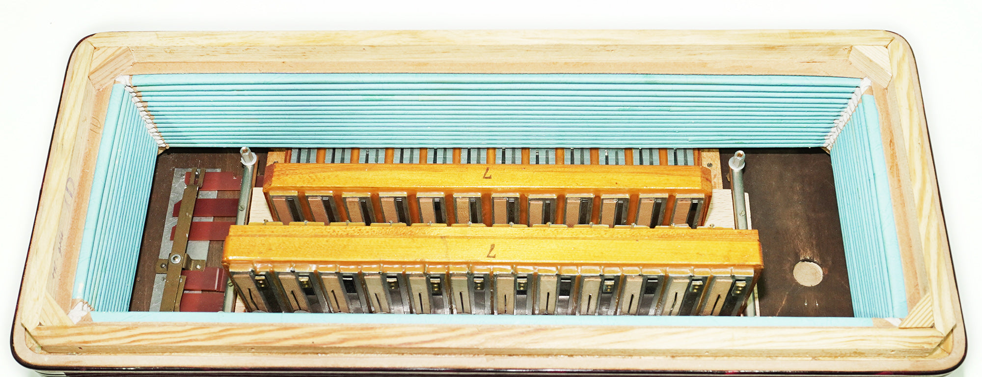 German Piano Accordion Record 120 Bass, New Straps for Gift, Quality Musical Instrument for Adults, 2493, Rich Powerful sound!