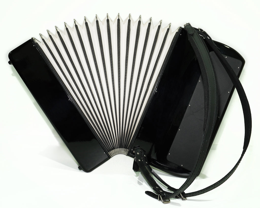 Weltmeister Grandina 120 Bass Button Accordion Bayan made in Germany B Griff Stradella, New Straps Soft Case, Concert Professional Accordion, 2505