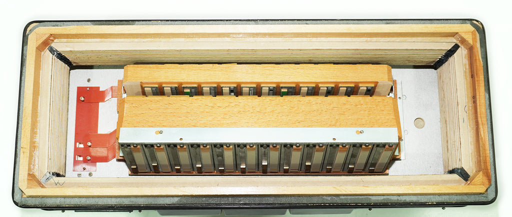 Barcarole Sonaphon 120 Bass Knopfakkordeon Bayan, hergestellt in Deutschland, Vintage Konzertakkordeon, neue Riemen, Original-Hartschalenkoffer, 2491, professionelles Akkordeon für Musiker