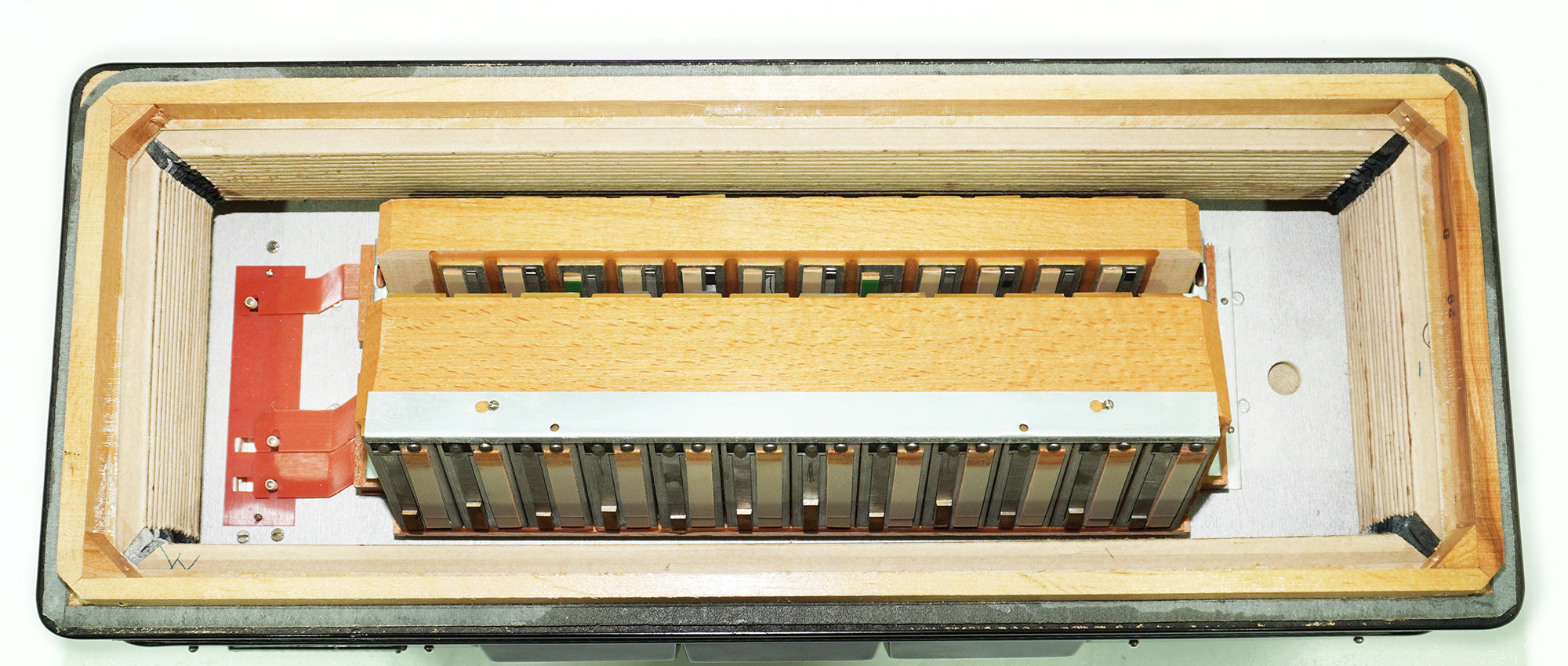Barcarole Sonaphon 120 Bass Knopfakkordeon Bayan, hergestellt in Deutschland, Vintage Konzertakkordeon, neue Riemen, Original-Hartschalenkoffer, 2491, professionelles Akkordeon für Musiker