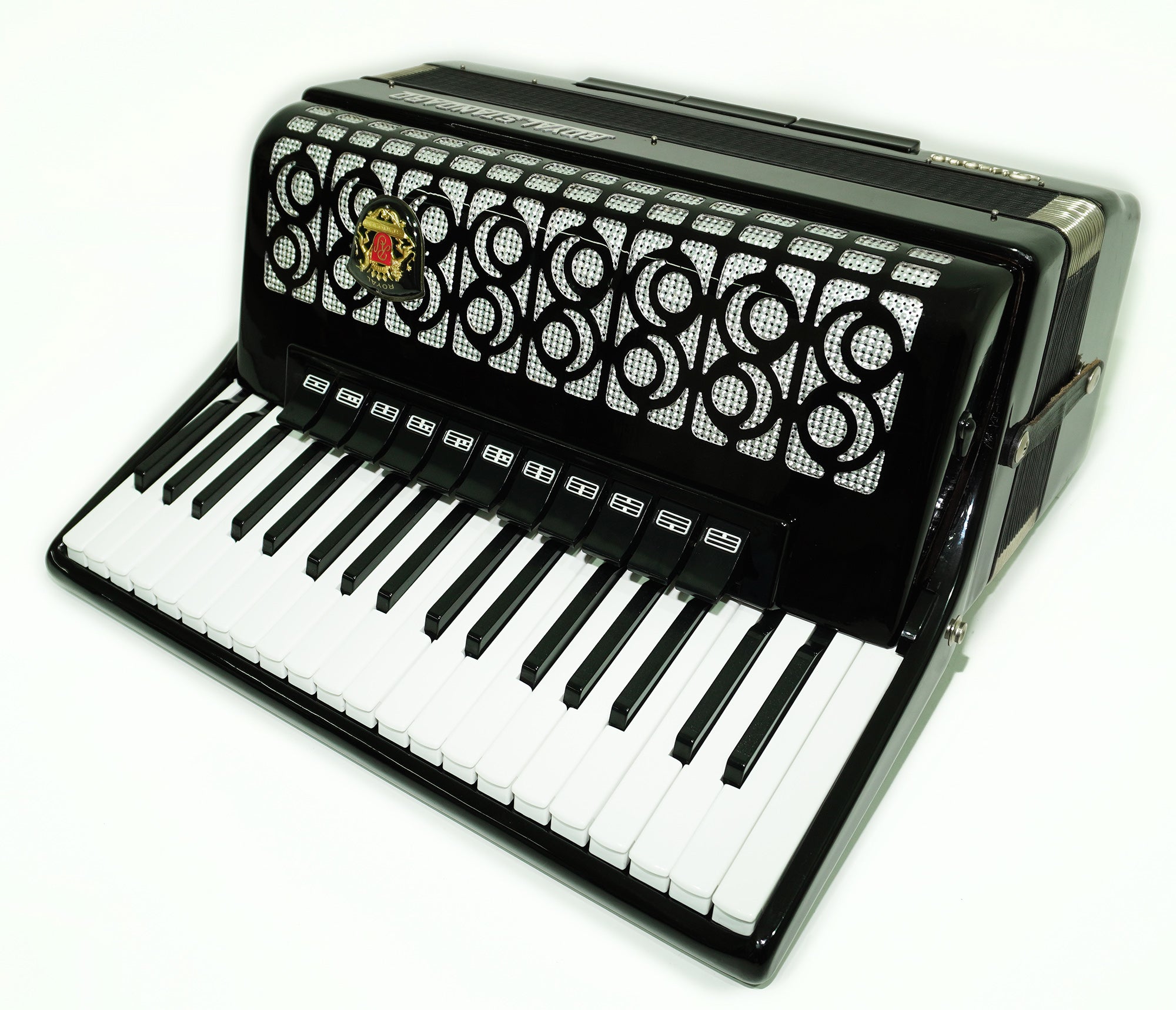 Almost Unused Royal Standard Silvana Piano Accordion 96 bass made in Germany, Concert Akkordeon for Musicians, with New Straps and Hard Case, 2506