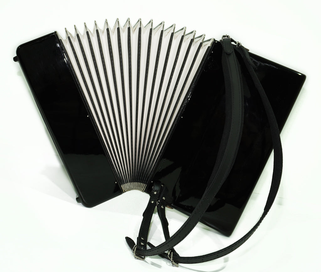 Almost Unused Royal Standard Silvana Piano Accordion 96 bass made in Germany, Concert Akkordeon for Musicians, with New Straps and Hard Case, 2506
