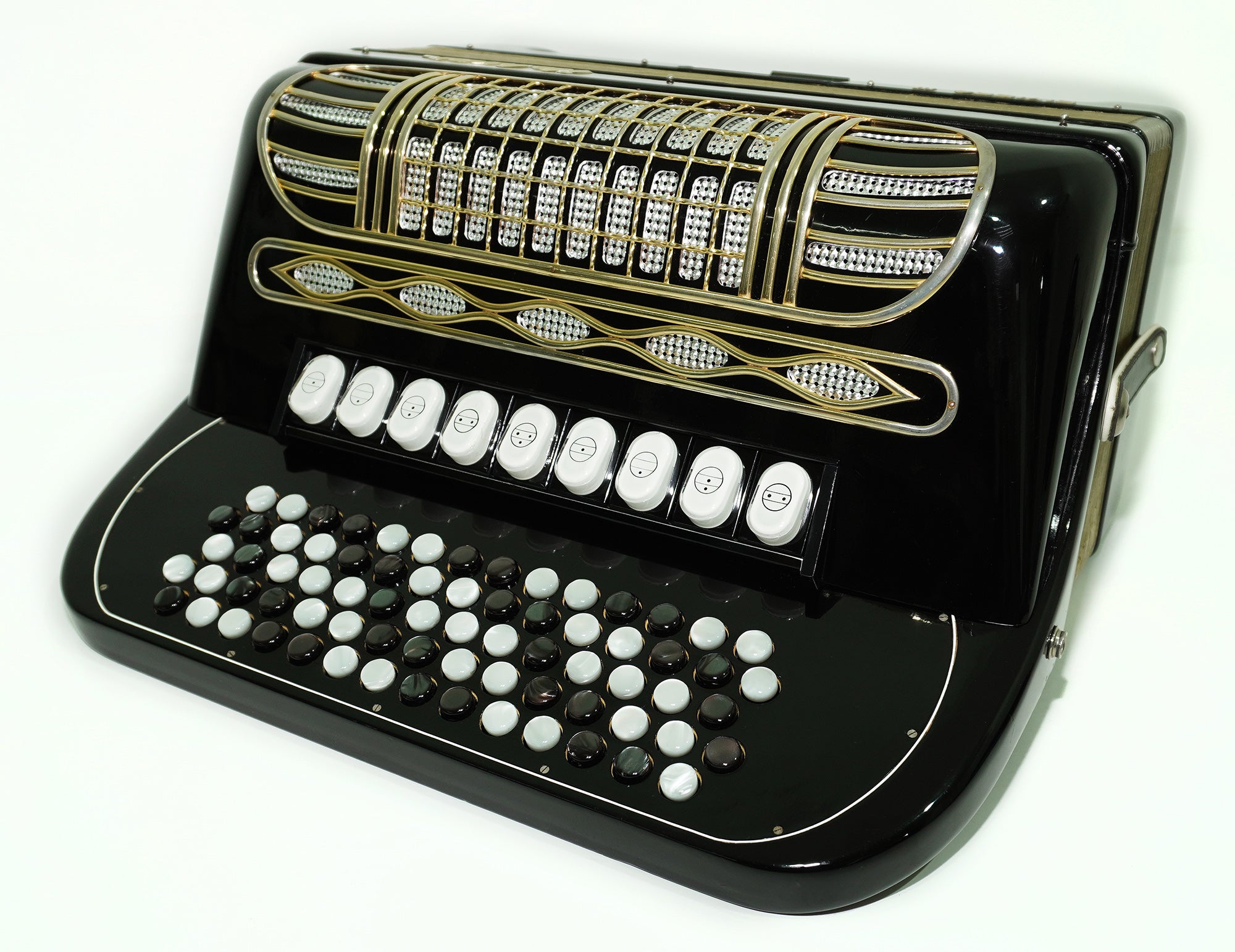 Hohner Riviera III Lightweight 5 Rows Button Accordion C Griff German Original Bayan, Fisarmonica Akkordeon Musical Instrument, New Straps, 2497