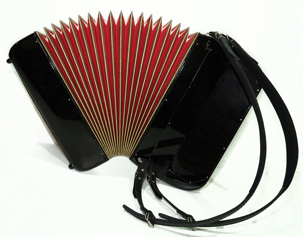 Hohner Riviera III Lightweight 5 Rows Button Accordion C Griff German Original Bayan, Fisarmonica Akkordeon Musical Instrument, New Straps, 2497