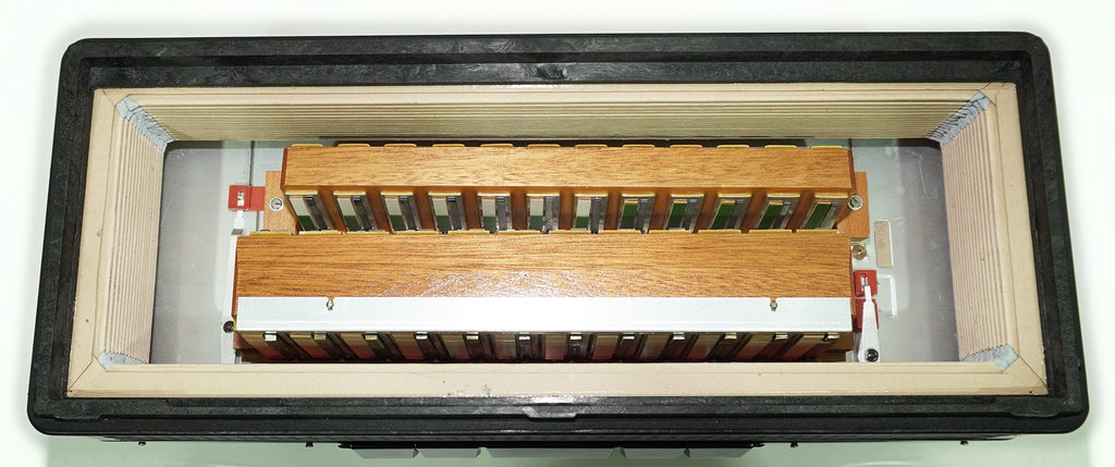 Walther 120 Bass 5 Row Button Accordion C Griff, German Concert Bayan, Straps and Hard Case, Perfect Professional Accordian for Adults, 2501