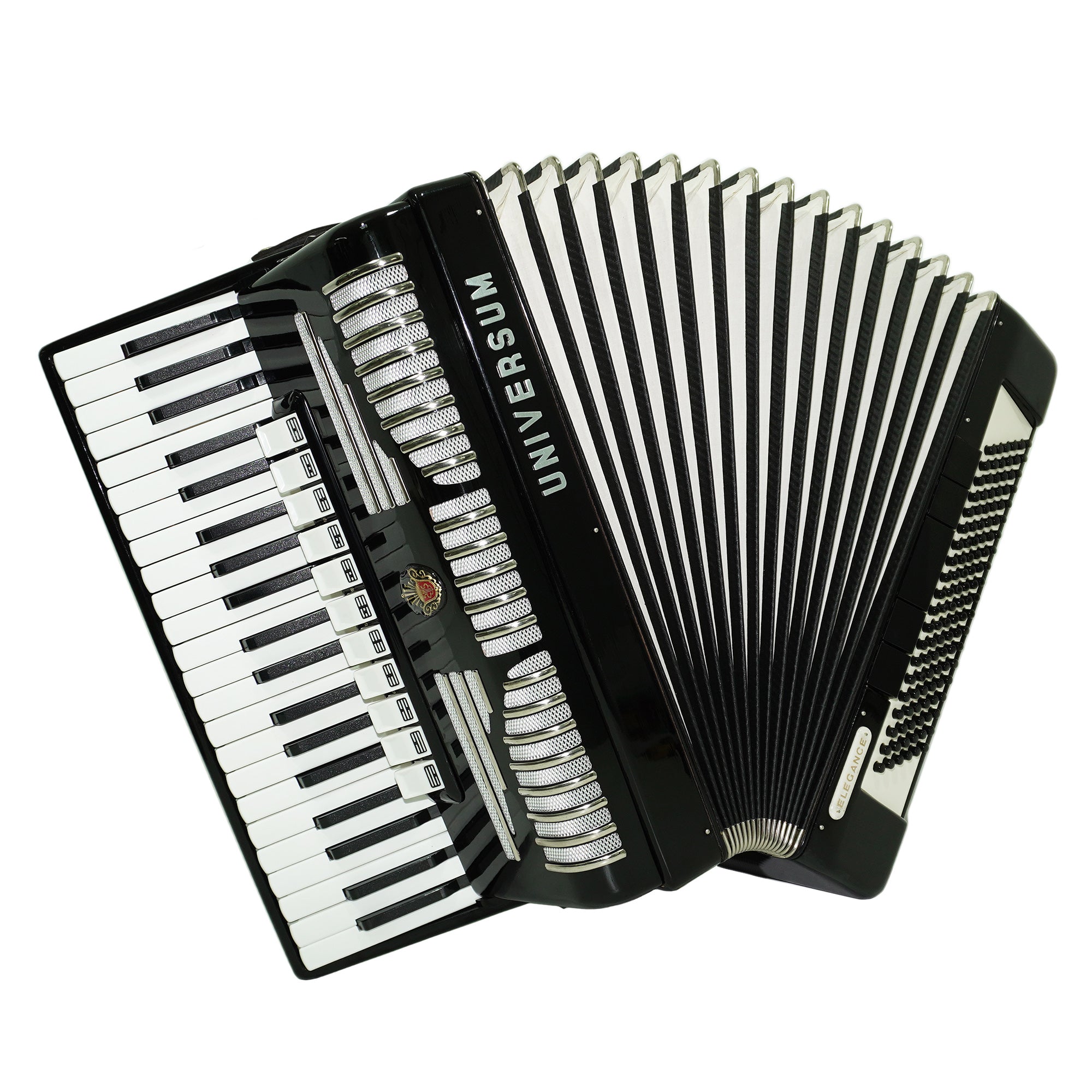 Universum Elegance made in Germany 120 Bass Piano Accordion, New Straps and Soft Case, Keyboard Accordian Musical Instrument Fisarmonica, 2509