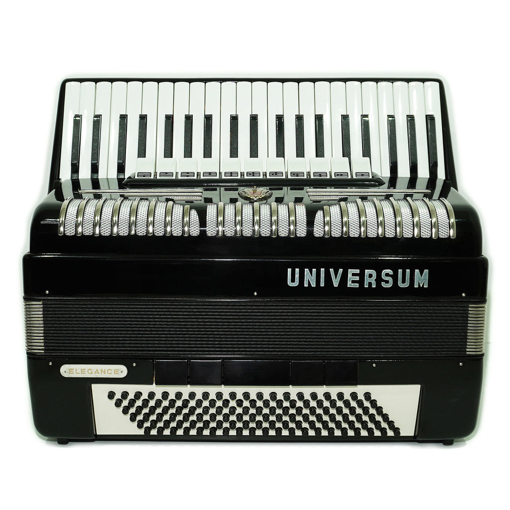 Universum Elegance made in Germany 120 Bass Piano Accordion, New Straps and Soft Case, Keyboard Accordian Musical Instrument Fisarmonica, 2509