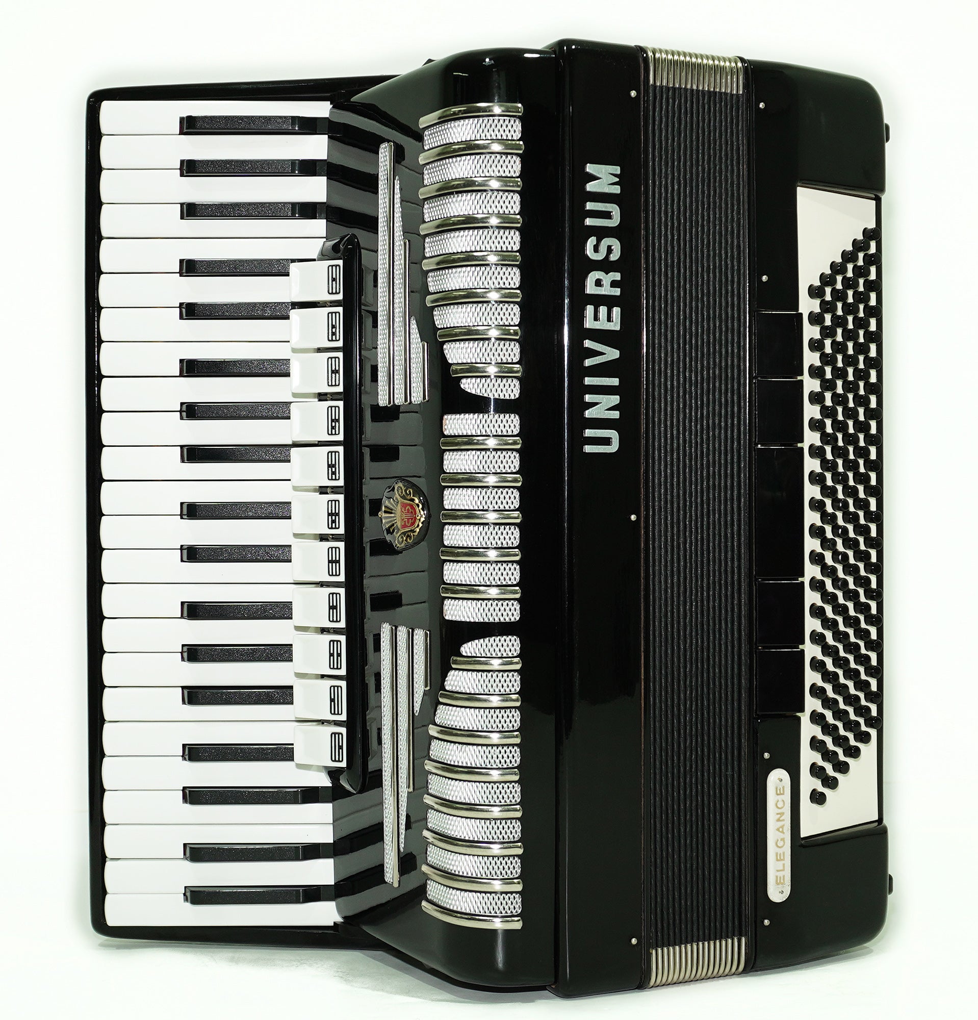 Universum Elegance made in Germany 120 Bass Piano Accordion, New Straps and Soft Case, Keyboard Accordian Musical Instrument Fisarmonica, 2509