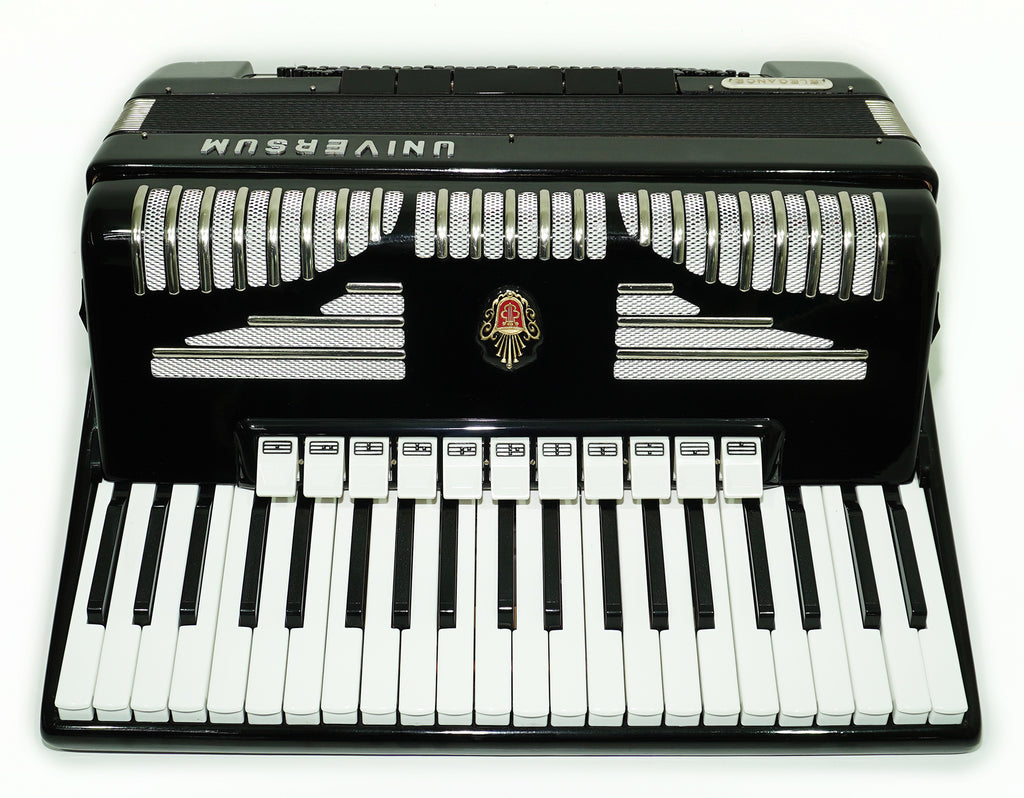 Universum Elegance made in Germany 120 Bass Piano Accordion, New Straps and Soft Case, Keyboard Accordian Musical Instrument Fisarmonica, 2509