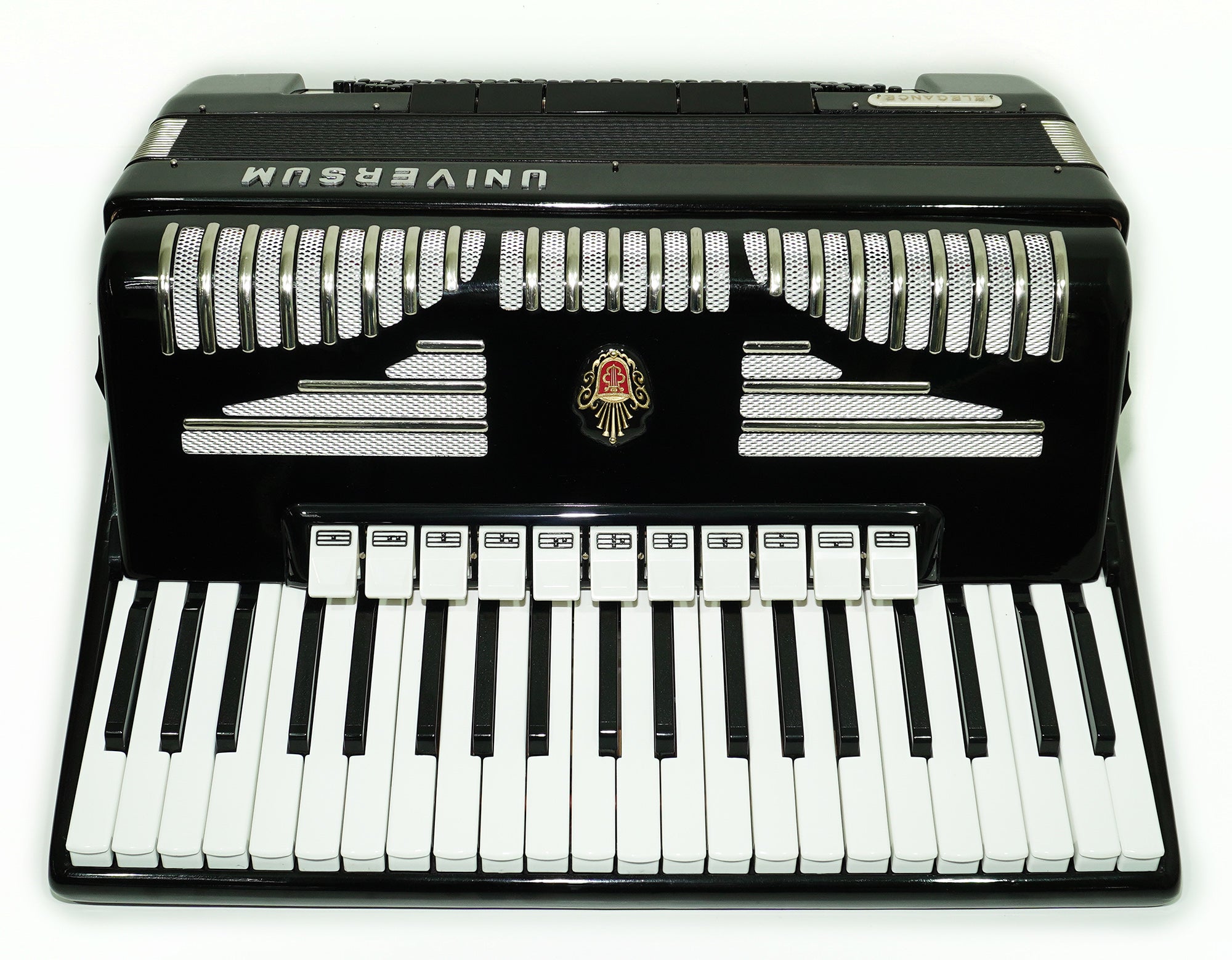 Universum Elegance made in Germany 120 Bass Piano Accordion, New Straps and Soft Case, Keyboard Accordian Musical Instrument Fisarmonica, 2509