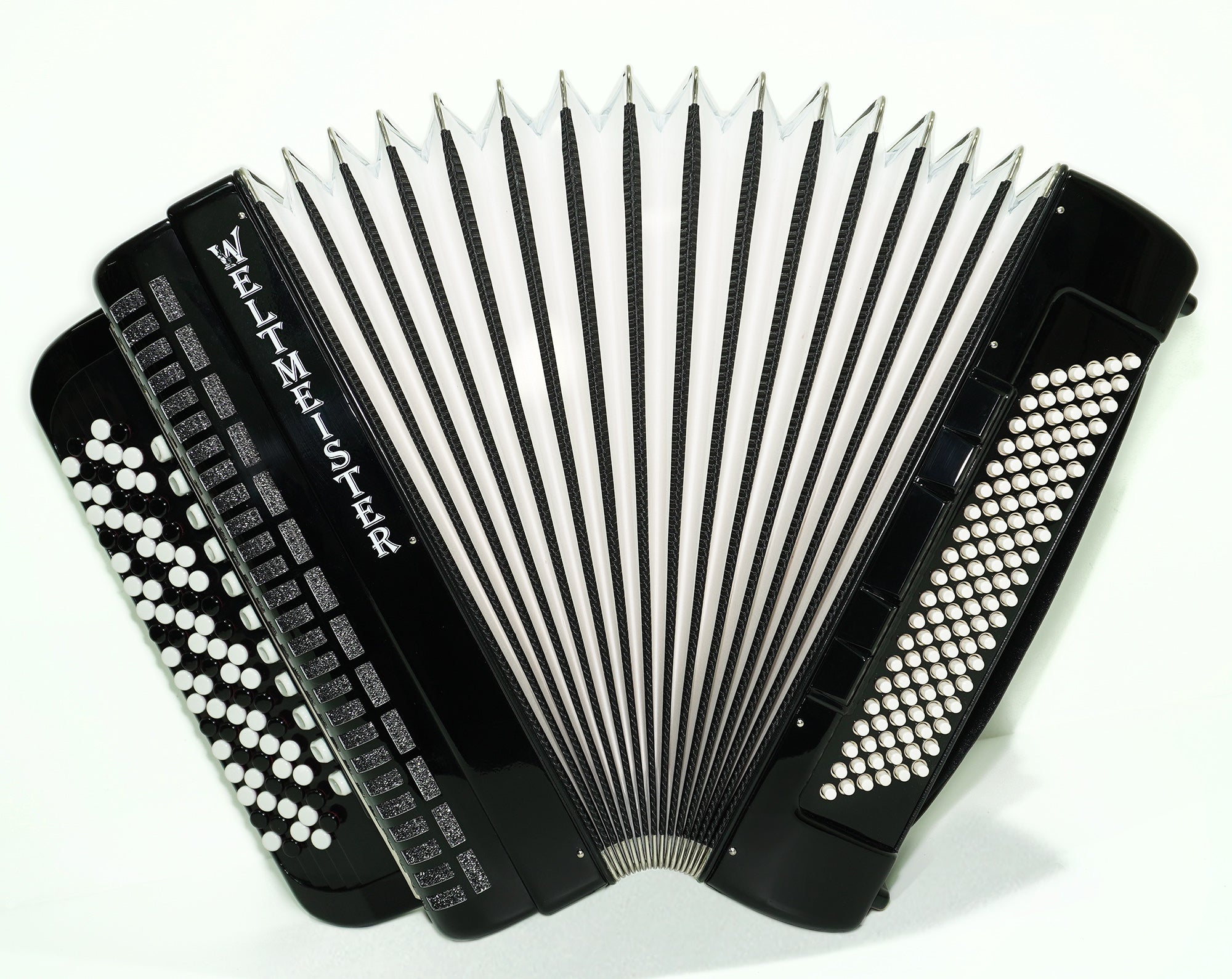 Nahezu neu Weltmeister Romance 874 120 Bass Knopfakkordeon Bayan hergestellt in Deutschland B-Griff Stradella, Riemen und Hartschalenkoffer, Konzert Professional Akkordeon, 2511