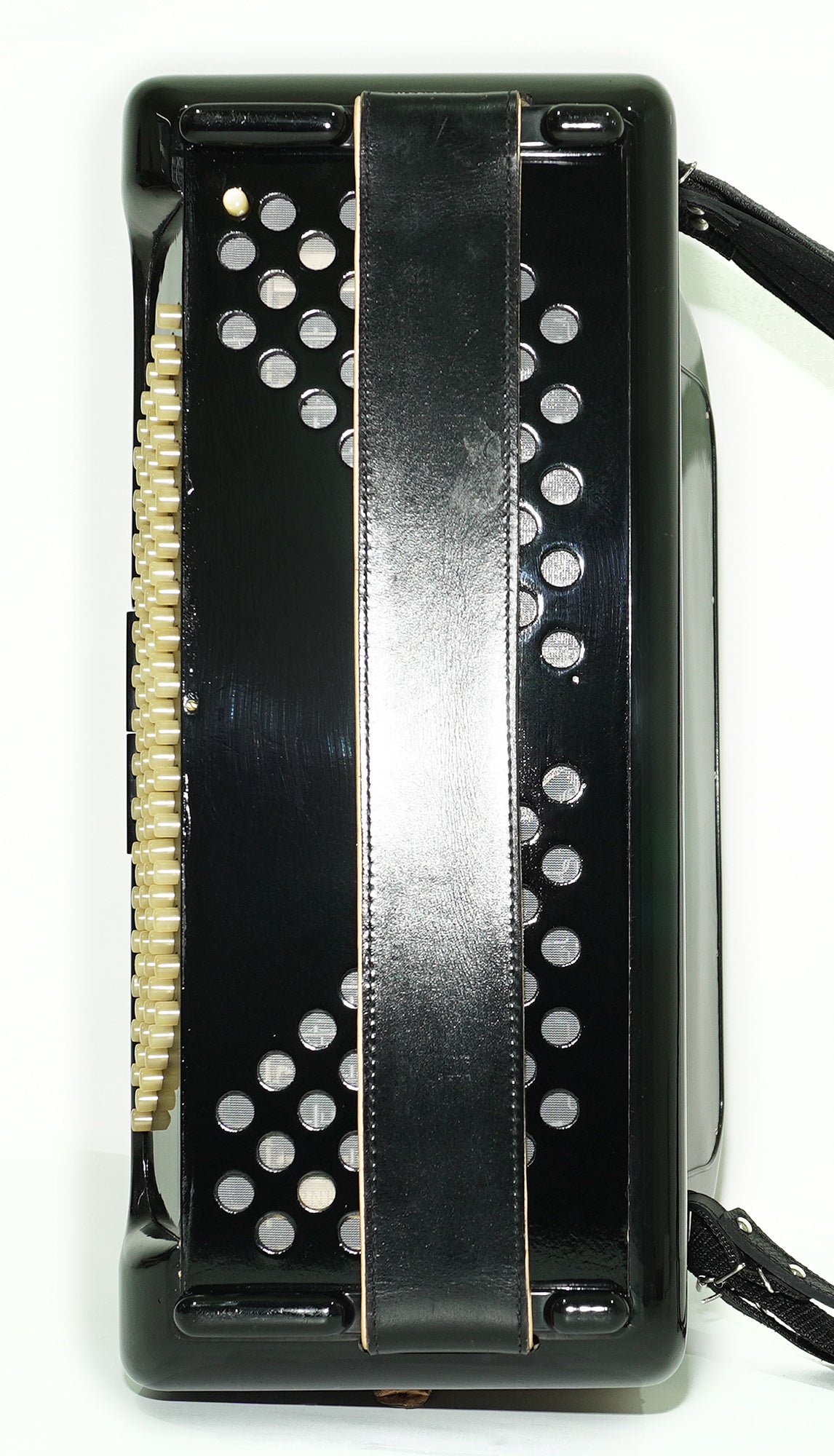 Vintage Hohner Maestro III 5 Row Button Accordion Bayan, made in Germany, C System, New Straps and Hard Case, Original Accordeone de Botones, 2532