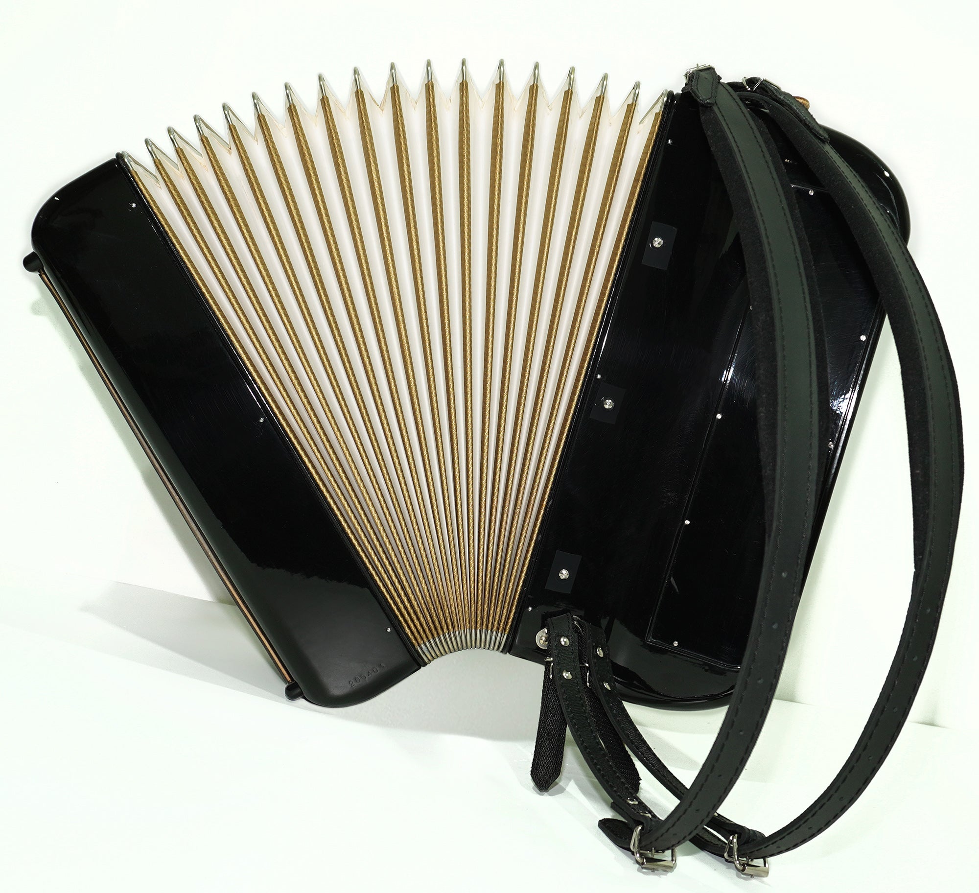Vintage Hohner Maestro III 5 Row Button Accordion Bayan, made in Germany, C System, New Straps and Hard Case, Original Accordeone de Botones, 2532